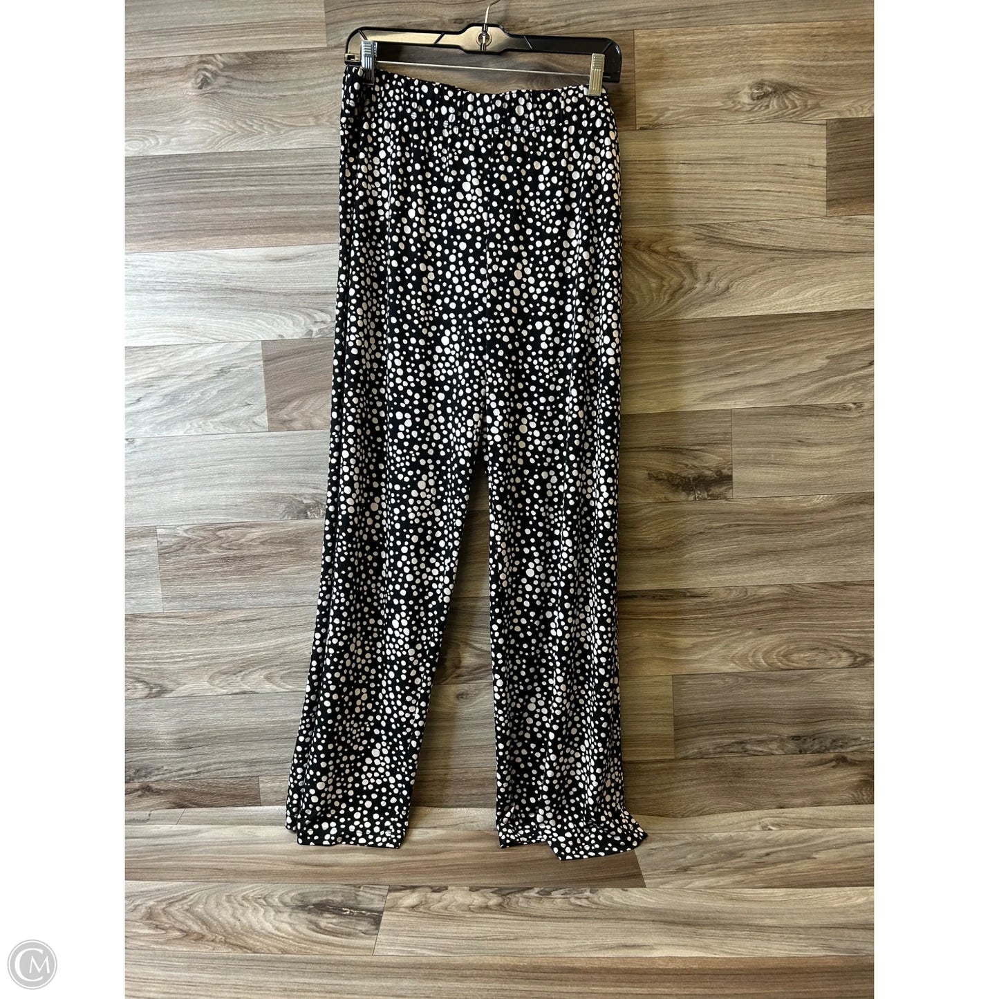 Pants Wide Leg By Rafaella In Black & White, Size: 12