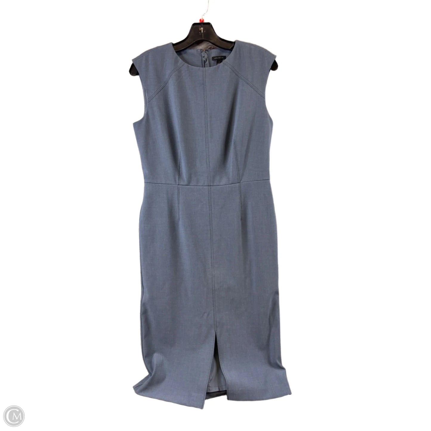 Dress Casual Midi By Ann Taylor In Blue, Size: S