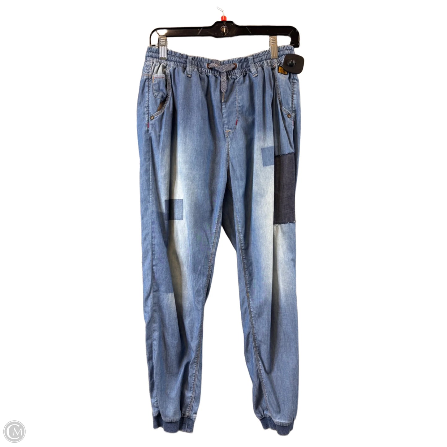 Pants Joggers By Clothes Mentor In Blue Denim, Size: 2