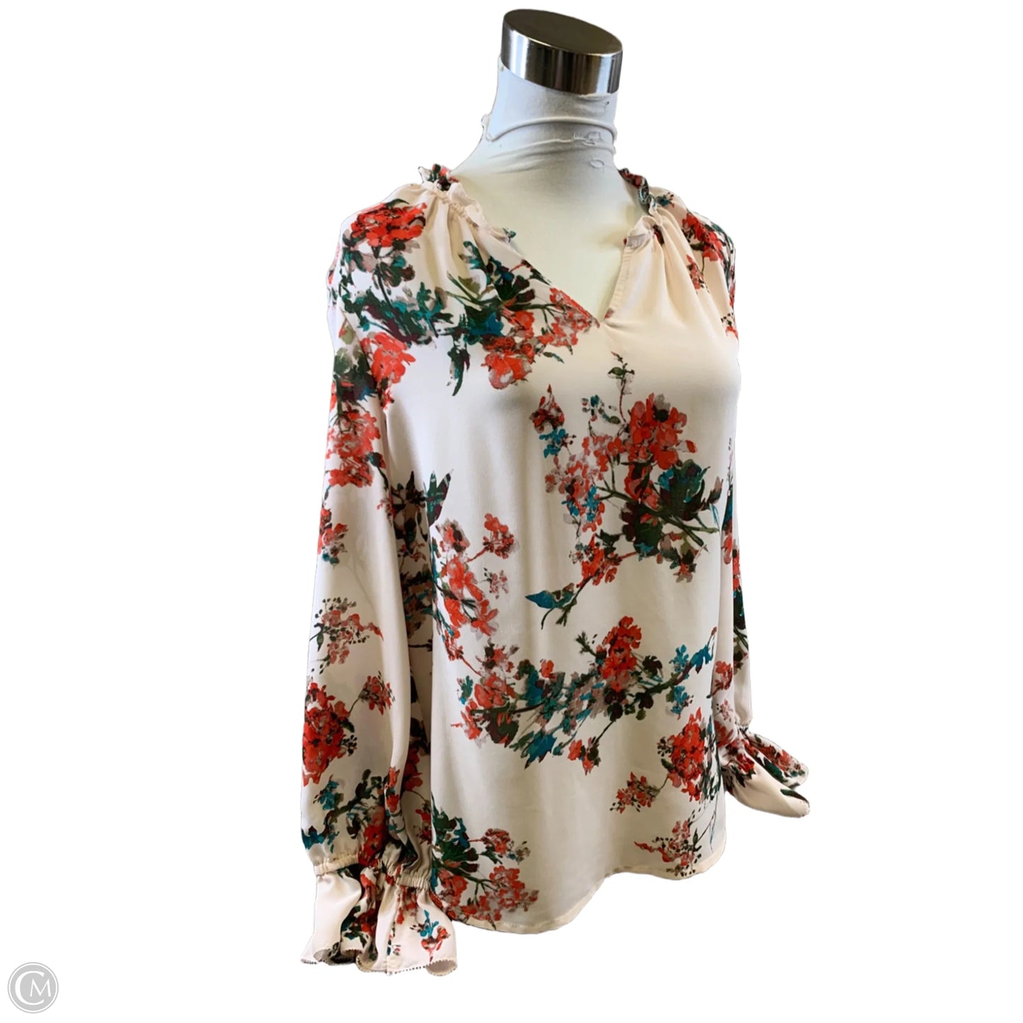 Top Long Sleeve Basic By Violet And Claire In Orange, Size: M