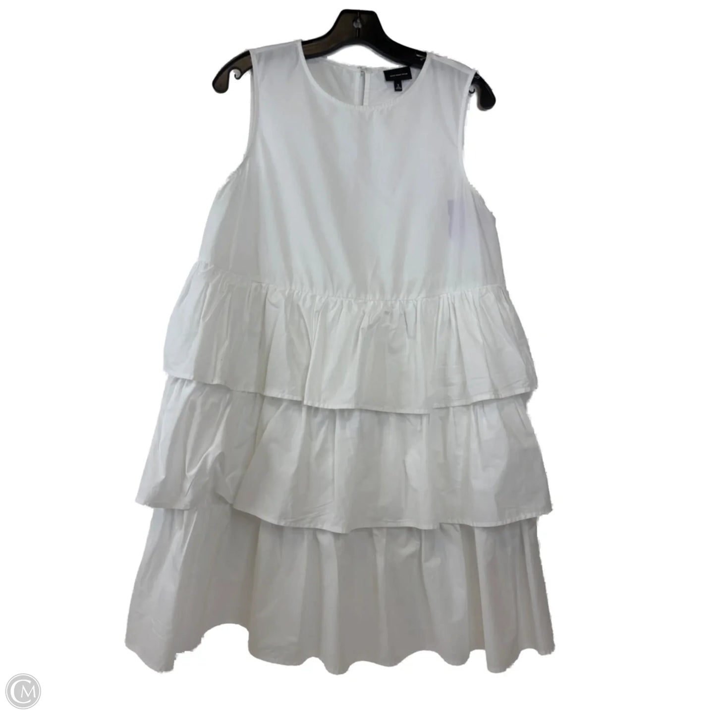 Dress Casual Midi By Who What Wear In White, Size: S