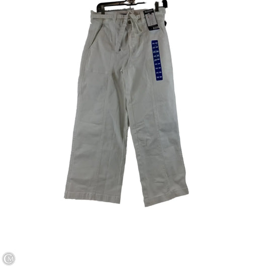 Jeans Wide Leg By Hudson In White, Size: 10