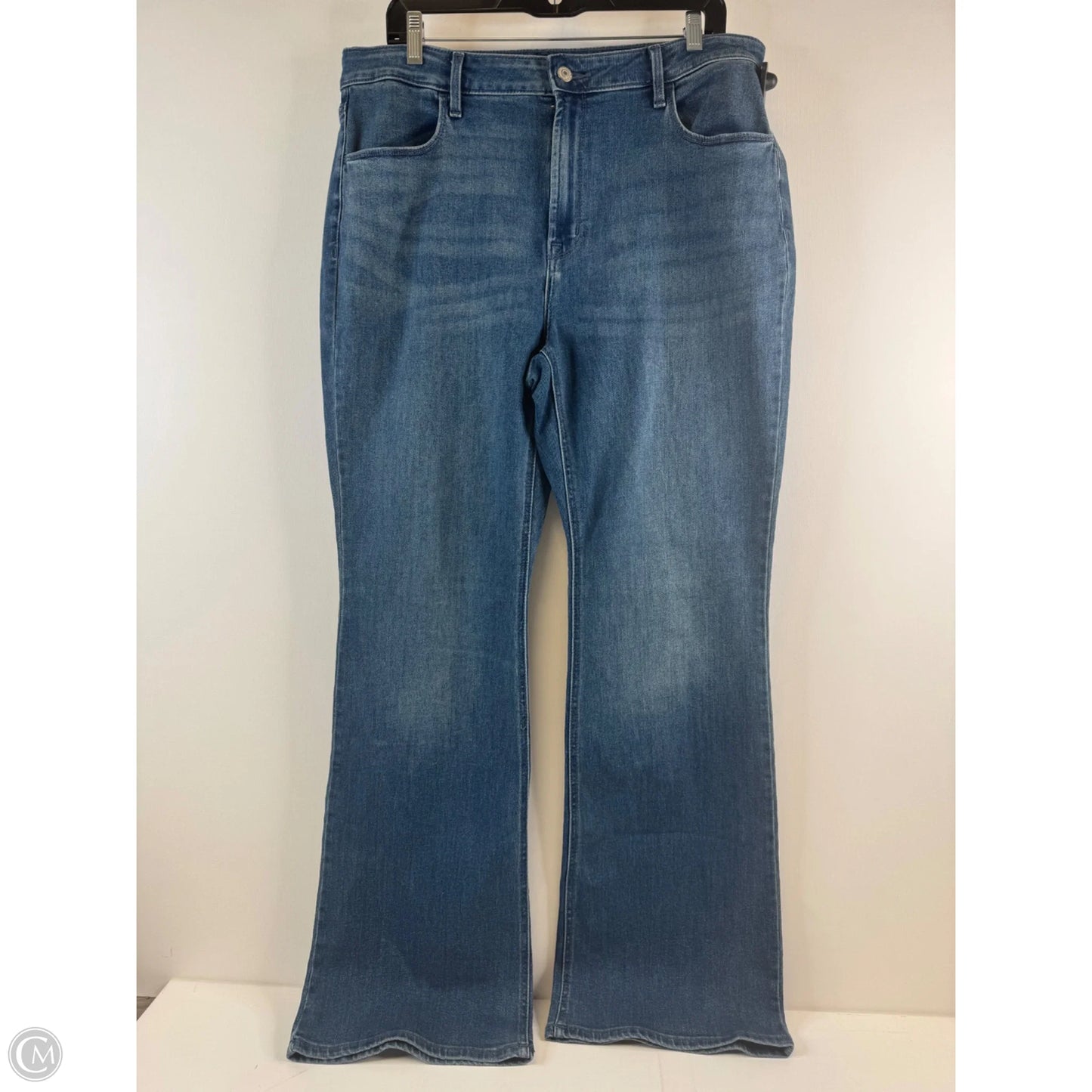 Jeans Flared By Old Navy In Blue Denim, Size: 16