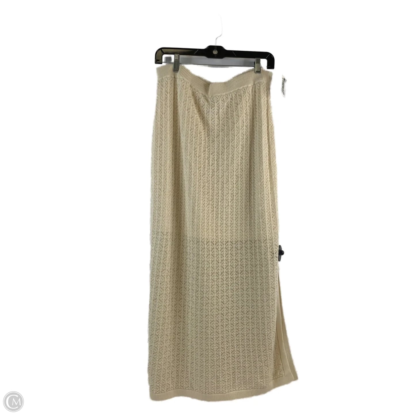 Skirt Maxi By A New Day In Cream, Size: 12