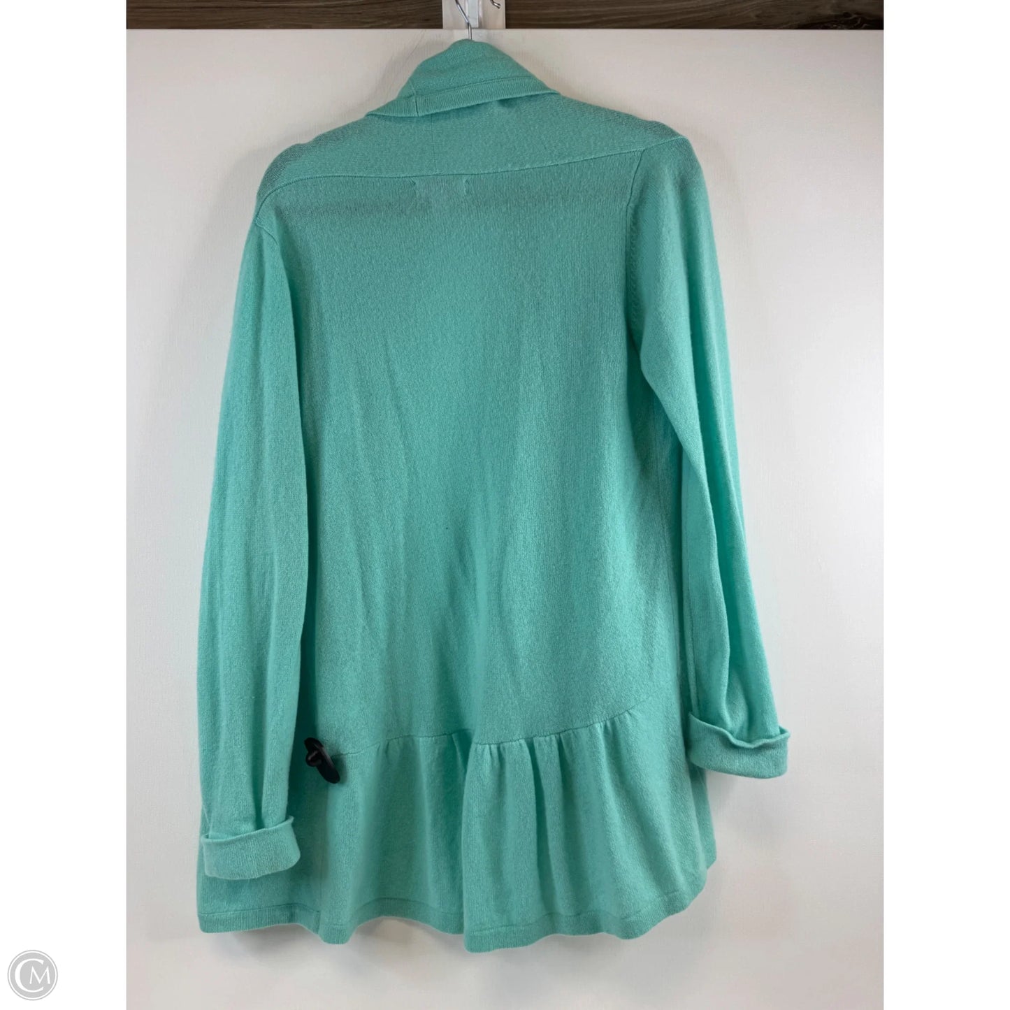 Sweater Cardigan Designer By Lilly Pulitzer In Aqua, Size: M