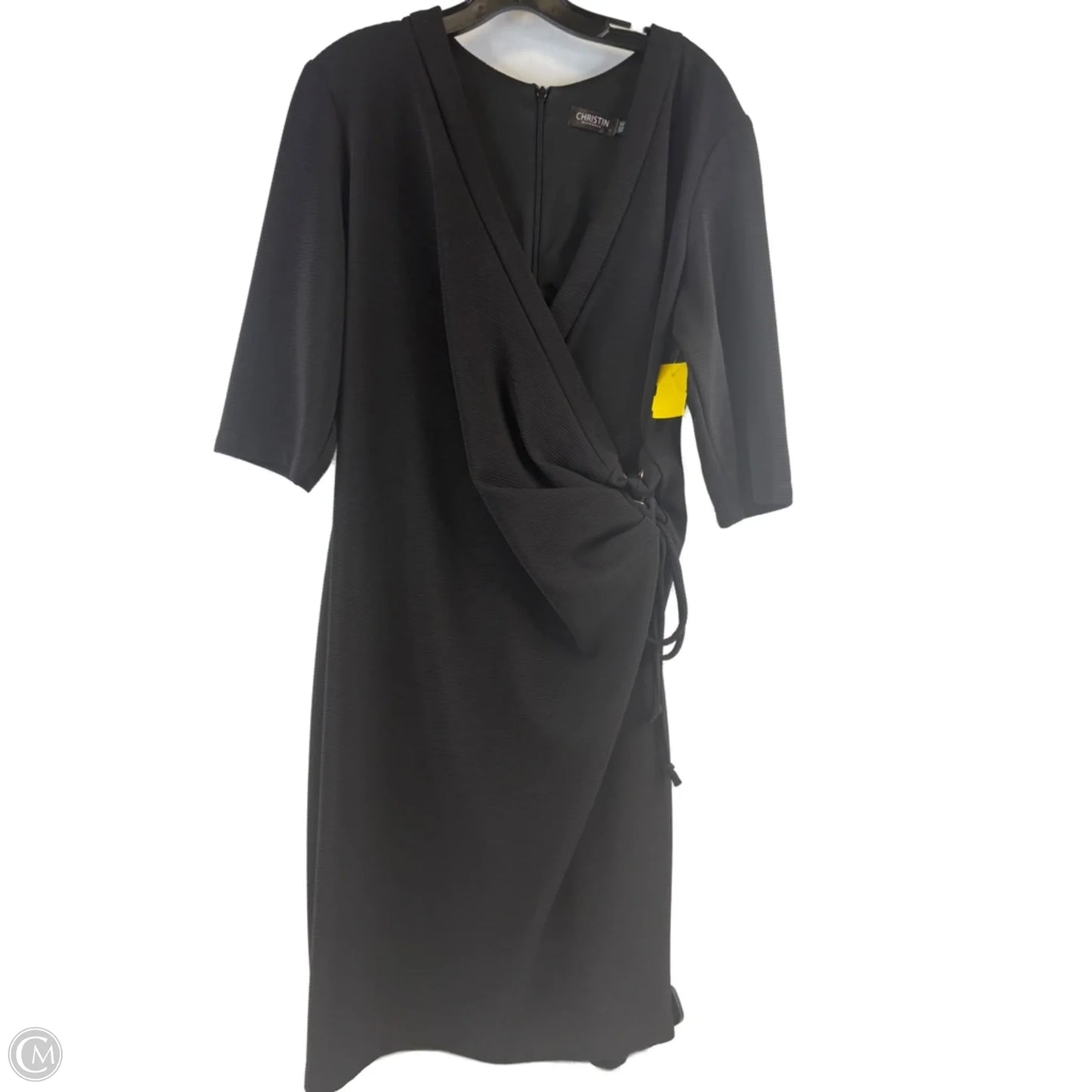 Dress Casual Midi By Clothes Mentor In Black, Size: Xl