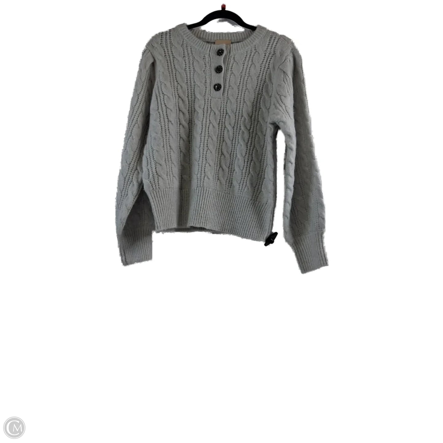 Sweater By Elie Tahari In Grey, Size: L