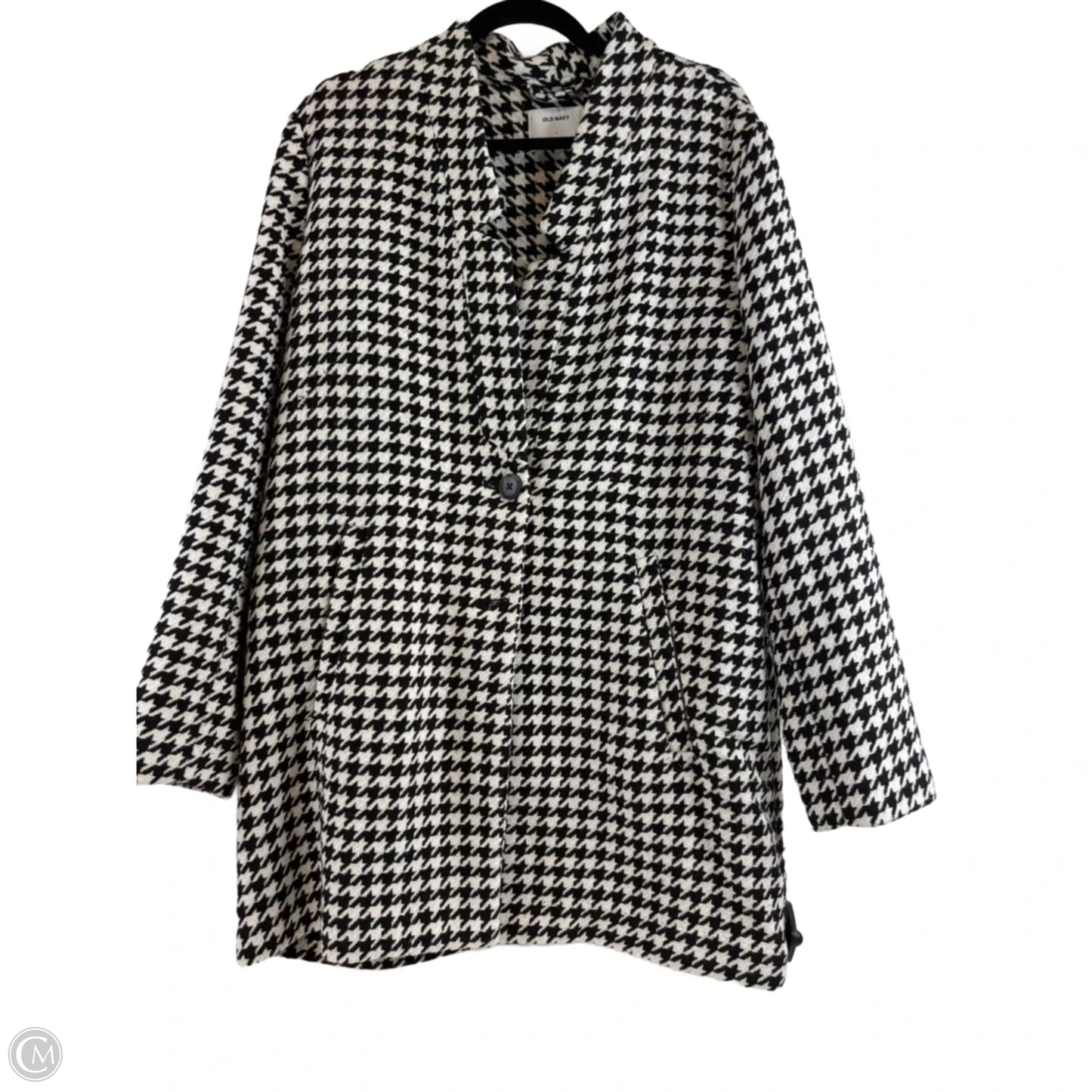 Coat Other By Old Navy In Black & White, Size: L