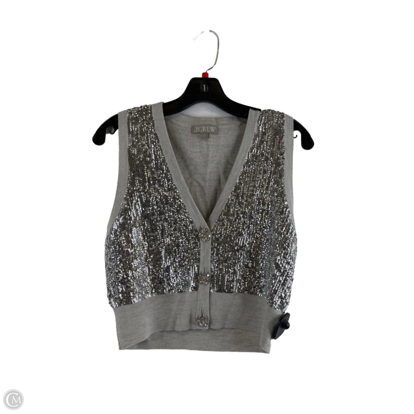 Vest Other By J. Crew In Grey, Size: S