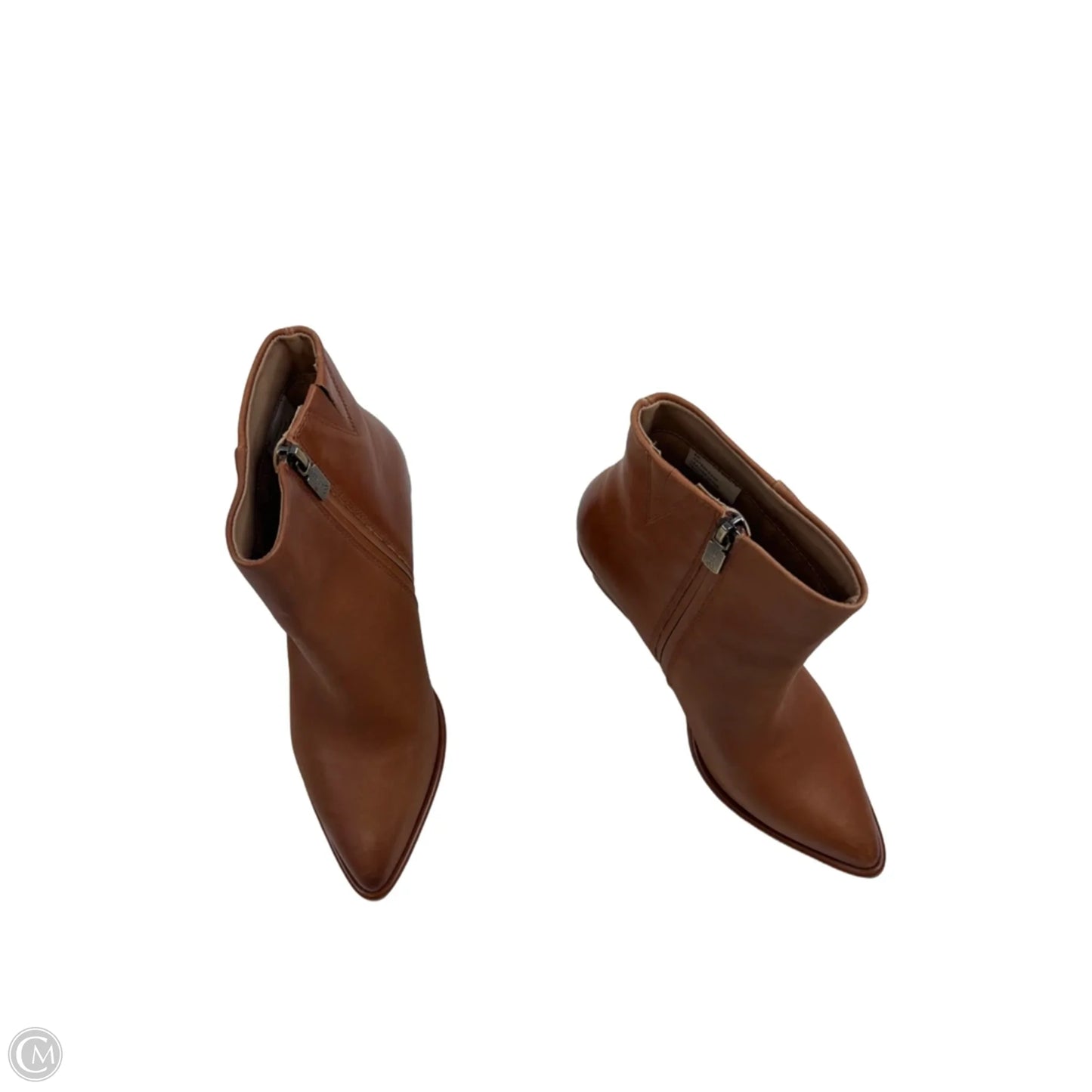 Boots Ankle Heels By Blondo In Tan, Size: 8