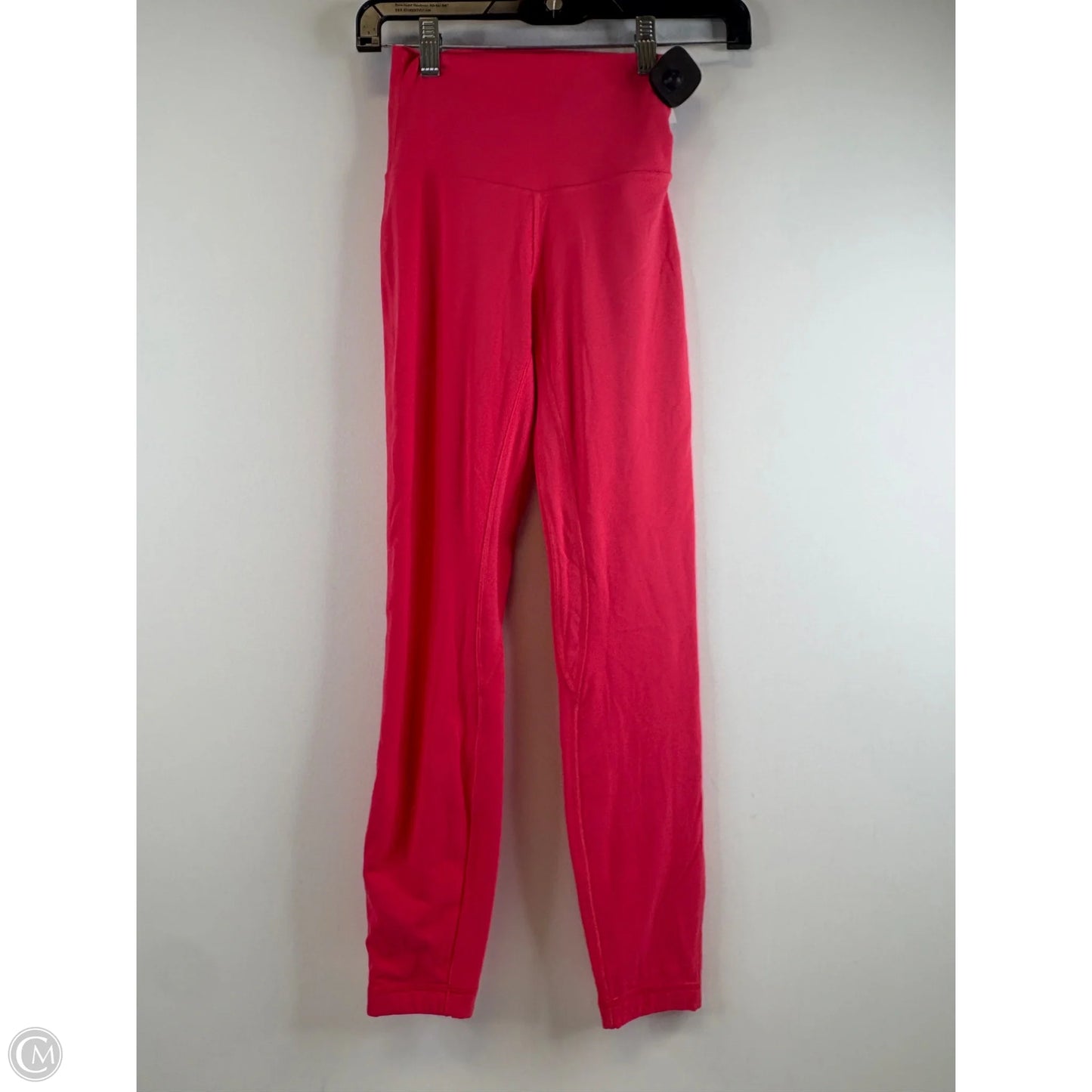 Athletic Leggings Capris By Lululemon In Coral, Size: 2