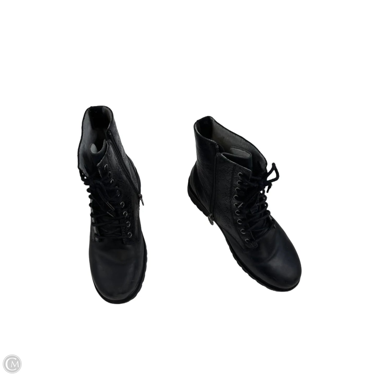 Boots Ankle Heels By Alegria In Black, Size: 7