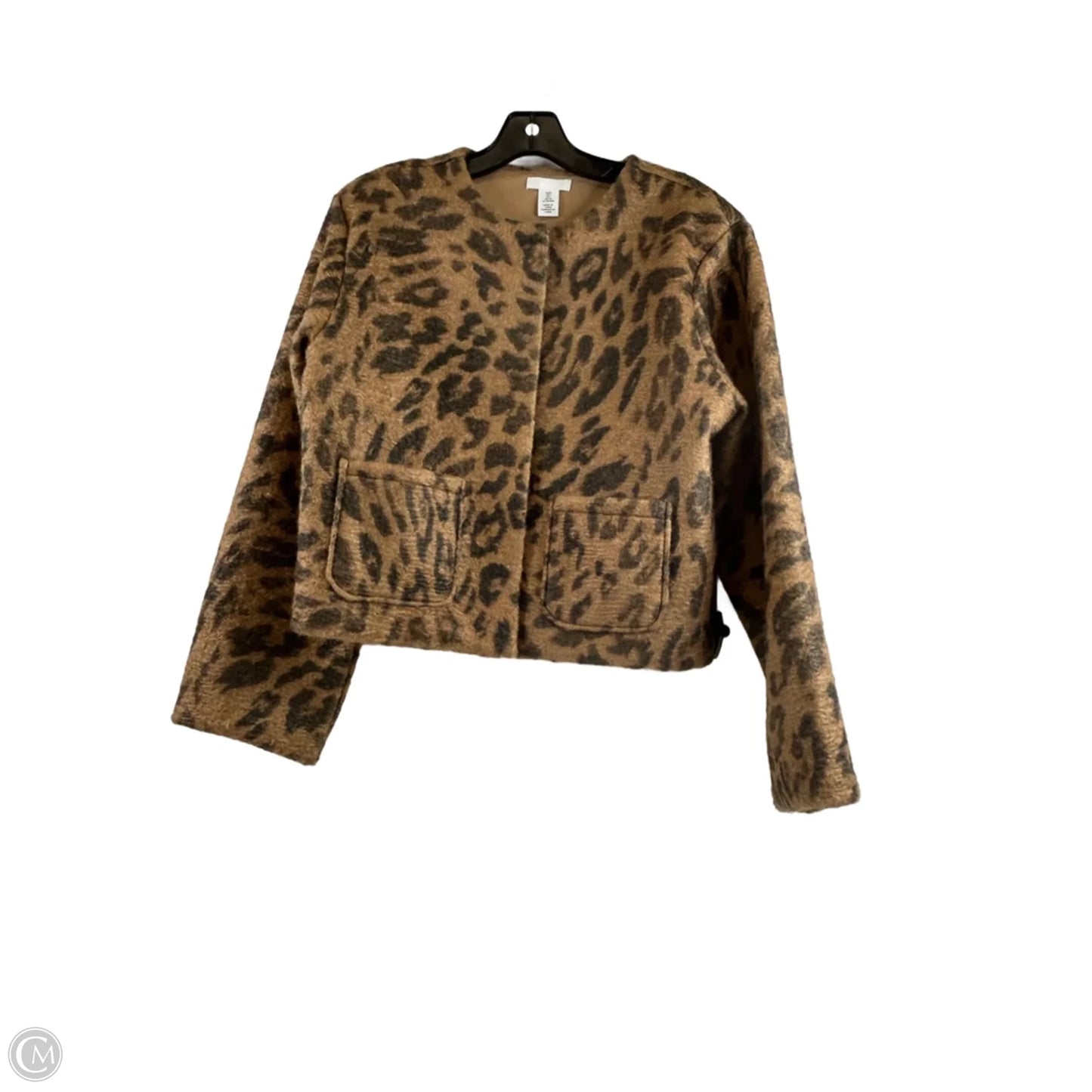 Blazer By H&m In Animal Print, Size: S