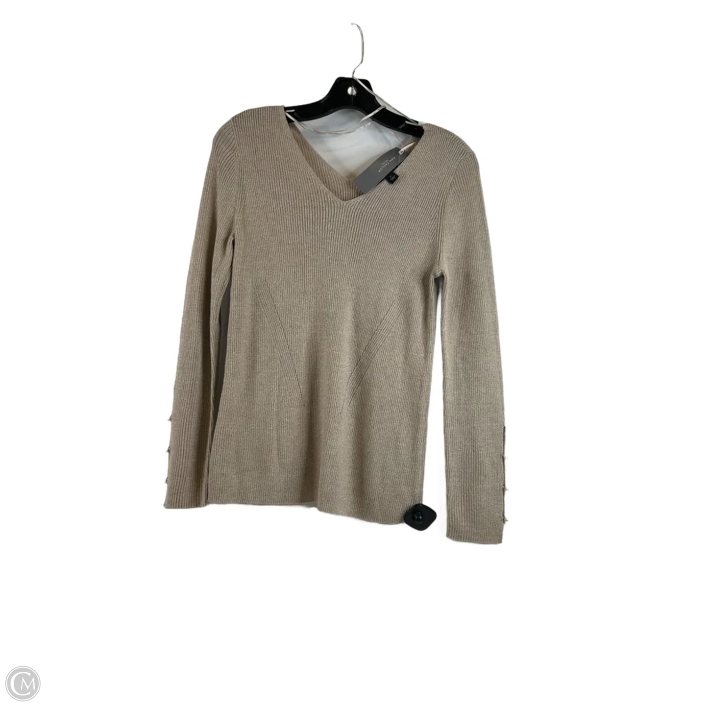 Top Long Sleeve By Ann Taylor In Gold, Size: Lp