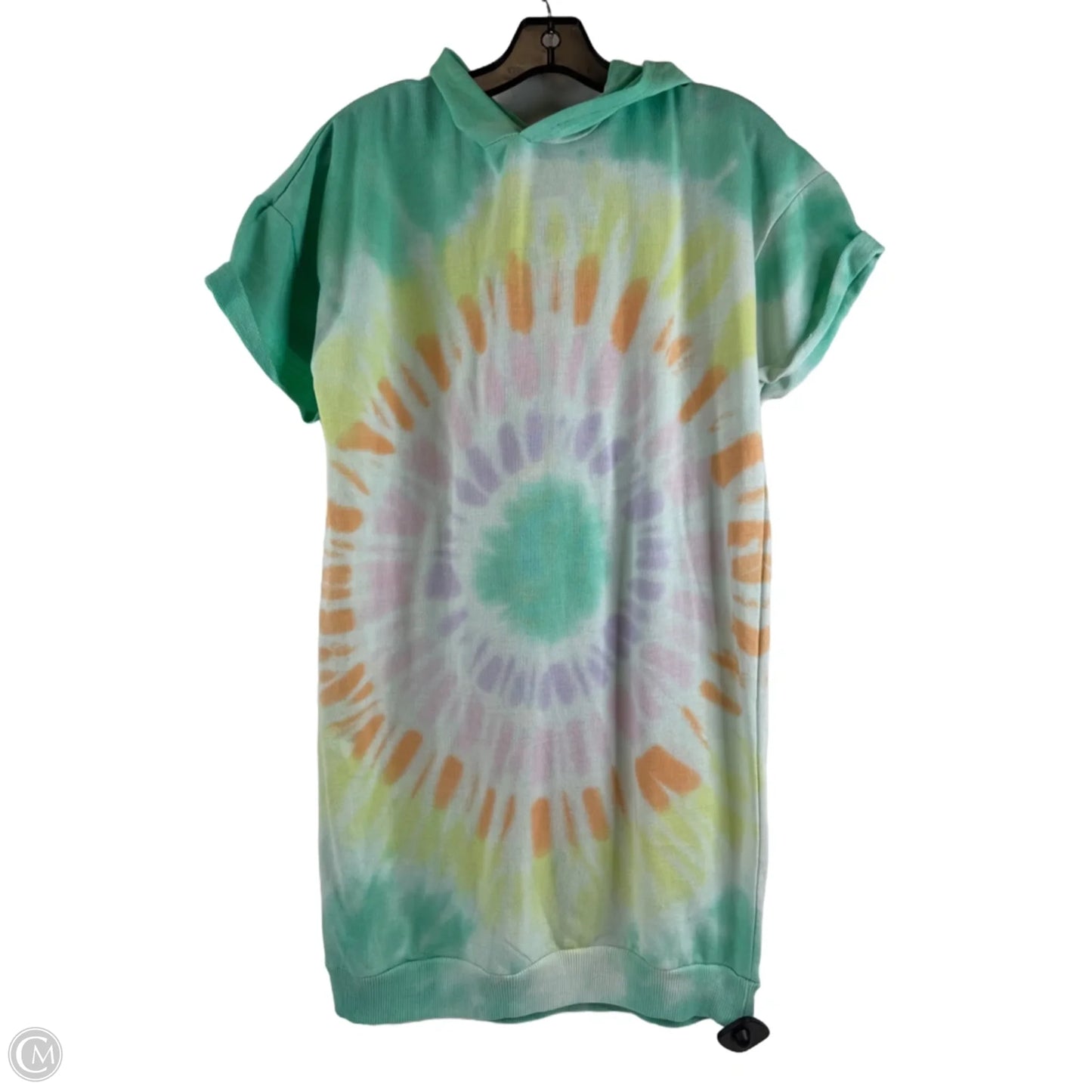 Swimwear Cover-up By Clothes Mentor In Tie Dye Print, Size: M