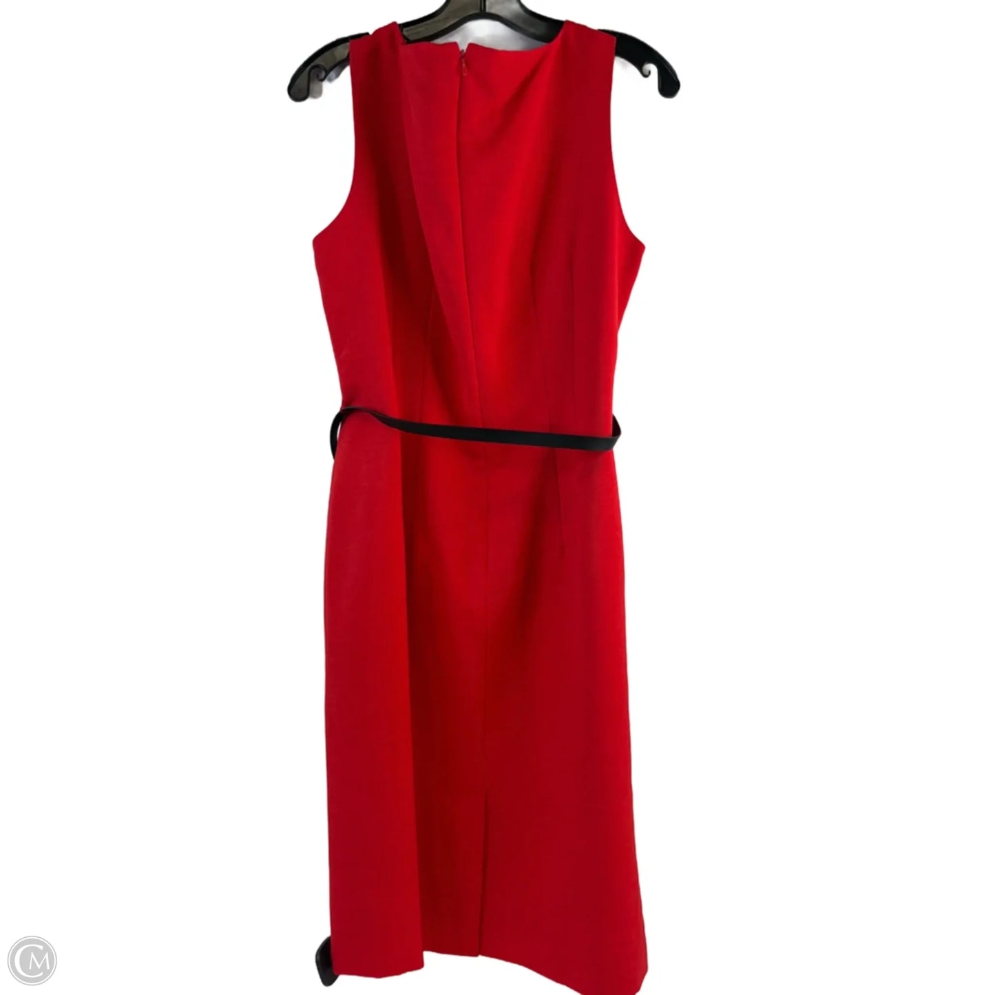 Dress Casual Midi By Evan-picone In Red, Size: L