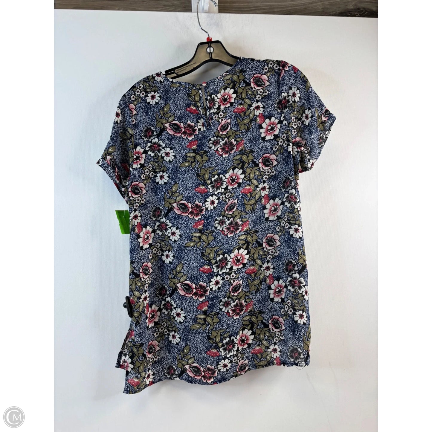 Top Short Sleeve By Dr2 In Blue & Red, Size: S