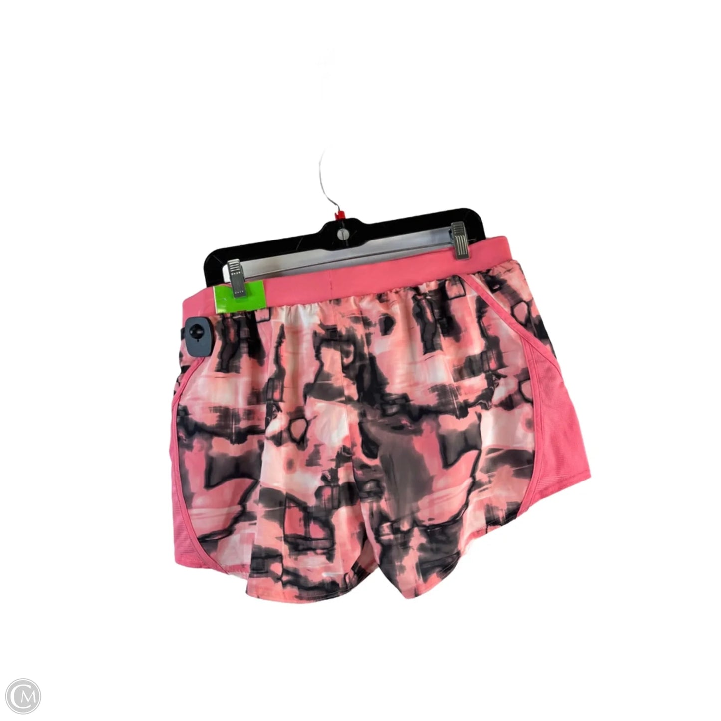 Athletic Shorts By Under Armour In Black & Orange, Size: L
