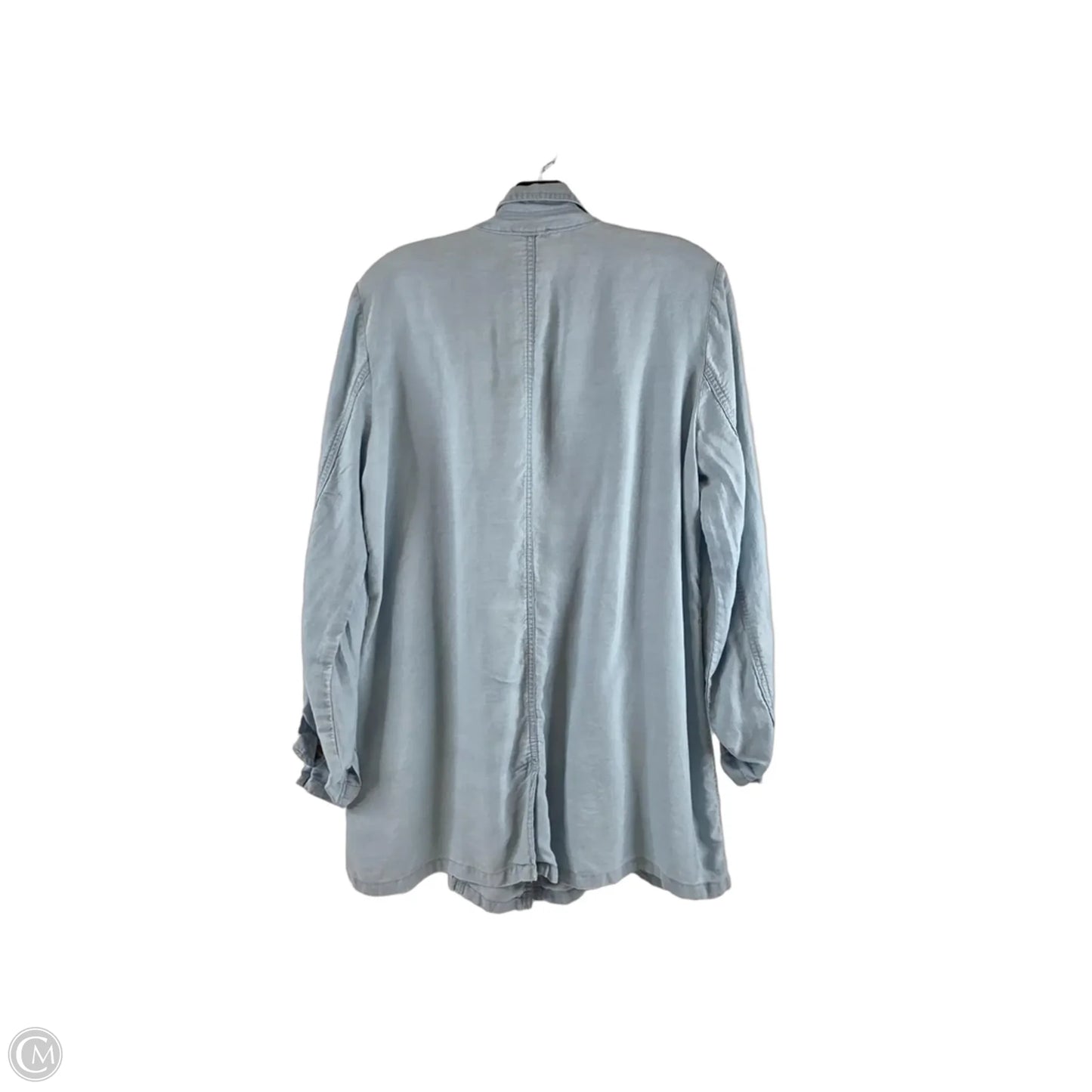 Top Long Sleeve By Vince Camuto In Blue Denim, Size: S