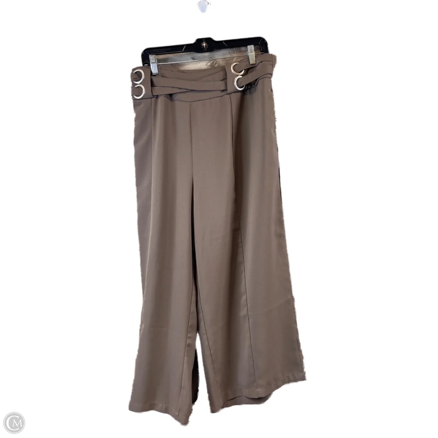 Pants Wide Leg By Clothes Mentor In Brown, Size: 18