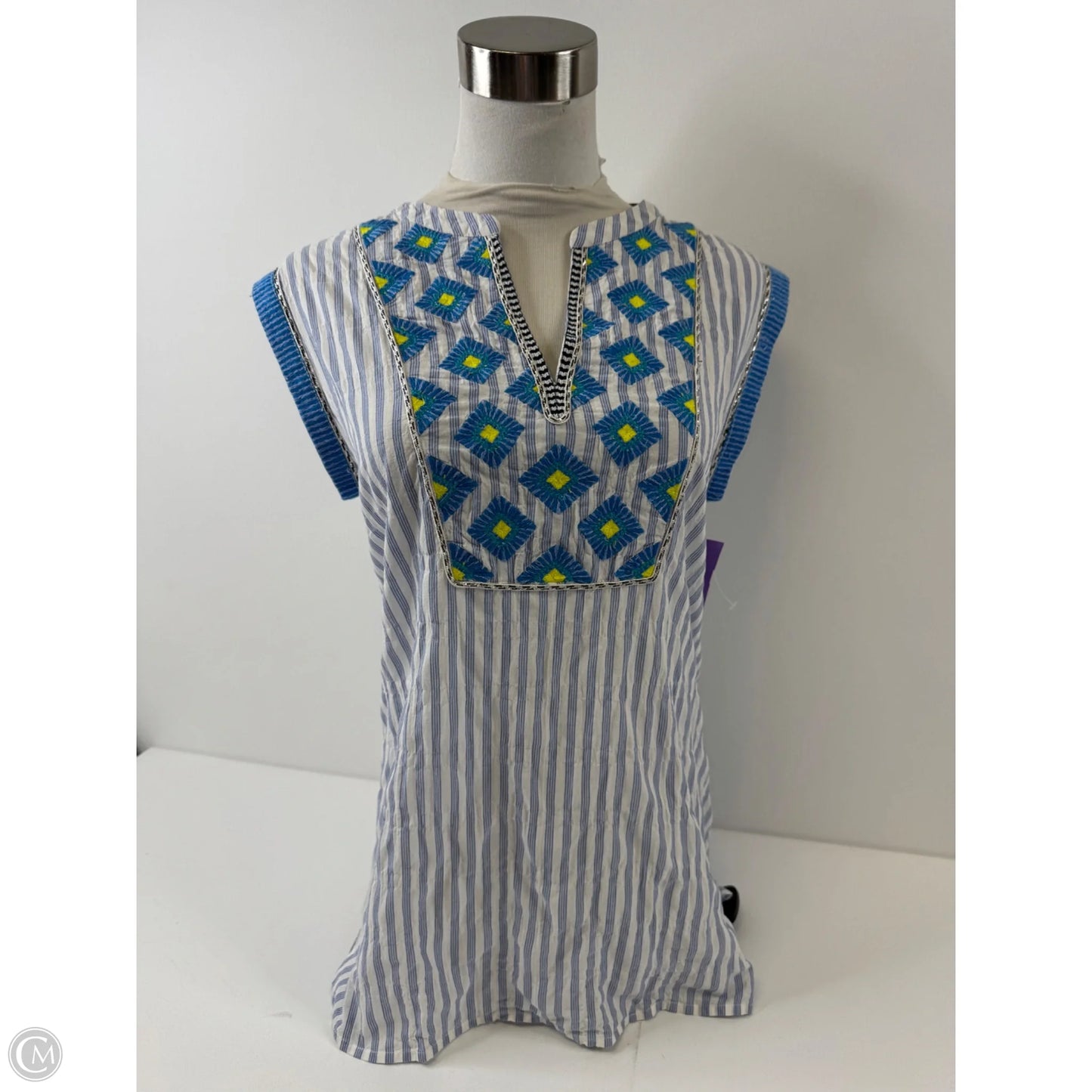 Top Sleeveless Basic By J. Crew In Blue, Size: Xs