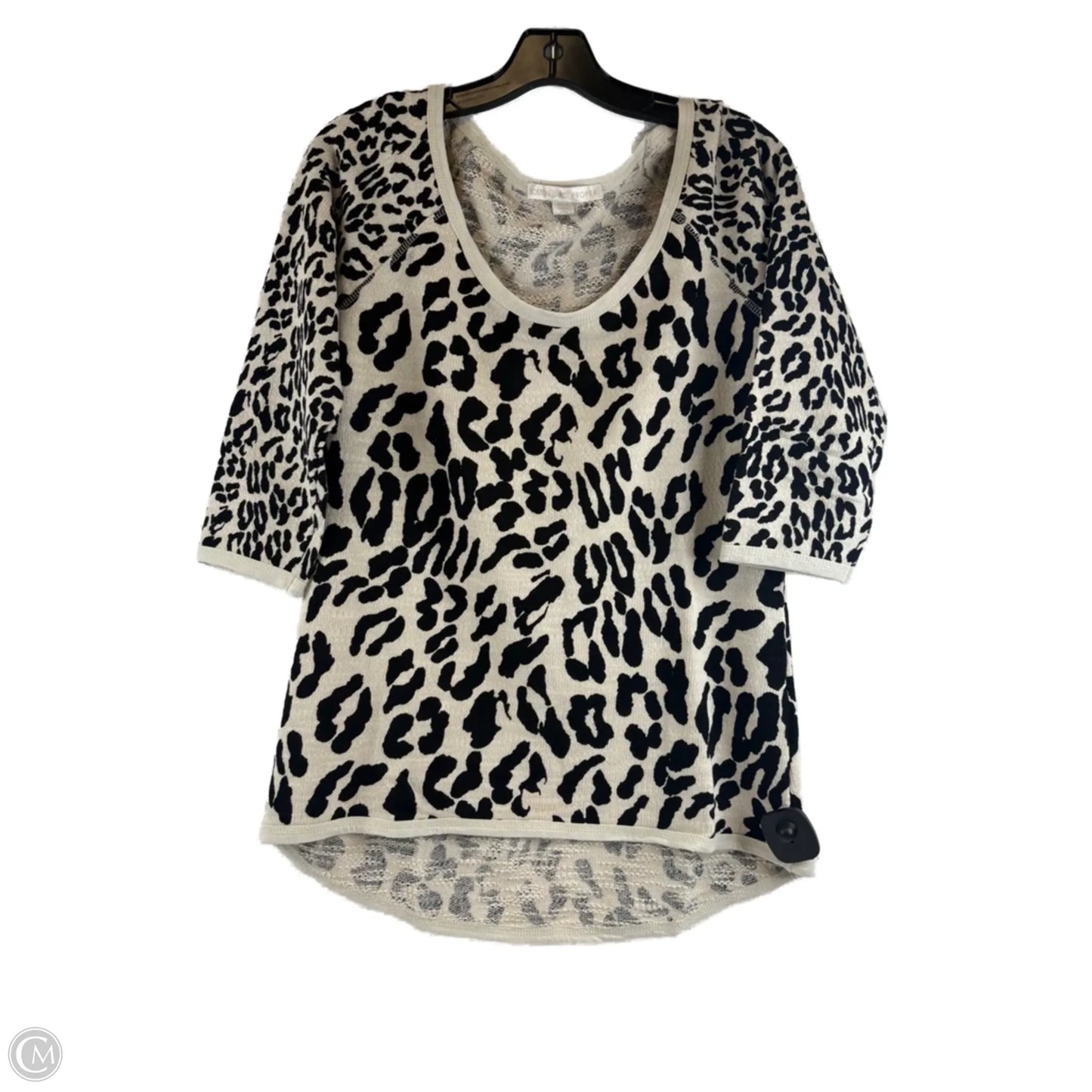 Top 3/4 Sleeve By Clothes Mentor In Animal Print, Size: S