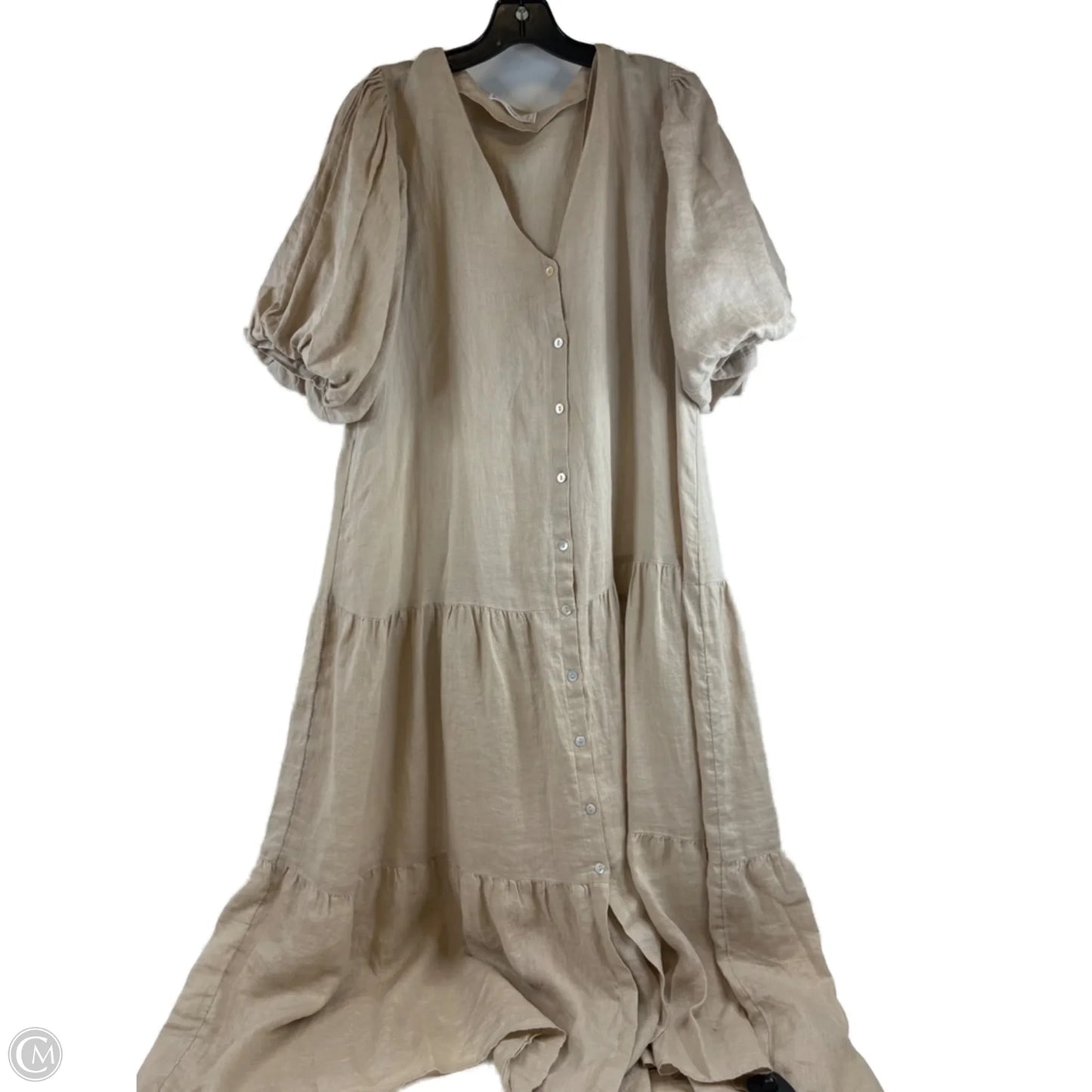 Dress Casual Maxi By Mng In Beige, Size: S
