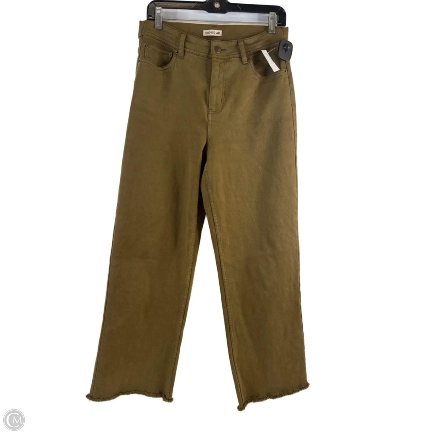 Jeans Straight By Toad & Co In Green, Size: 10