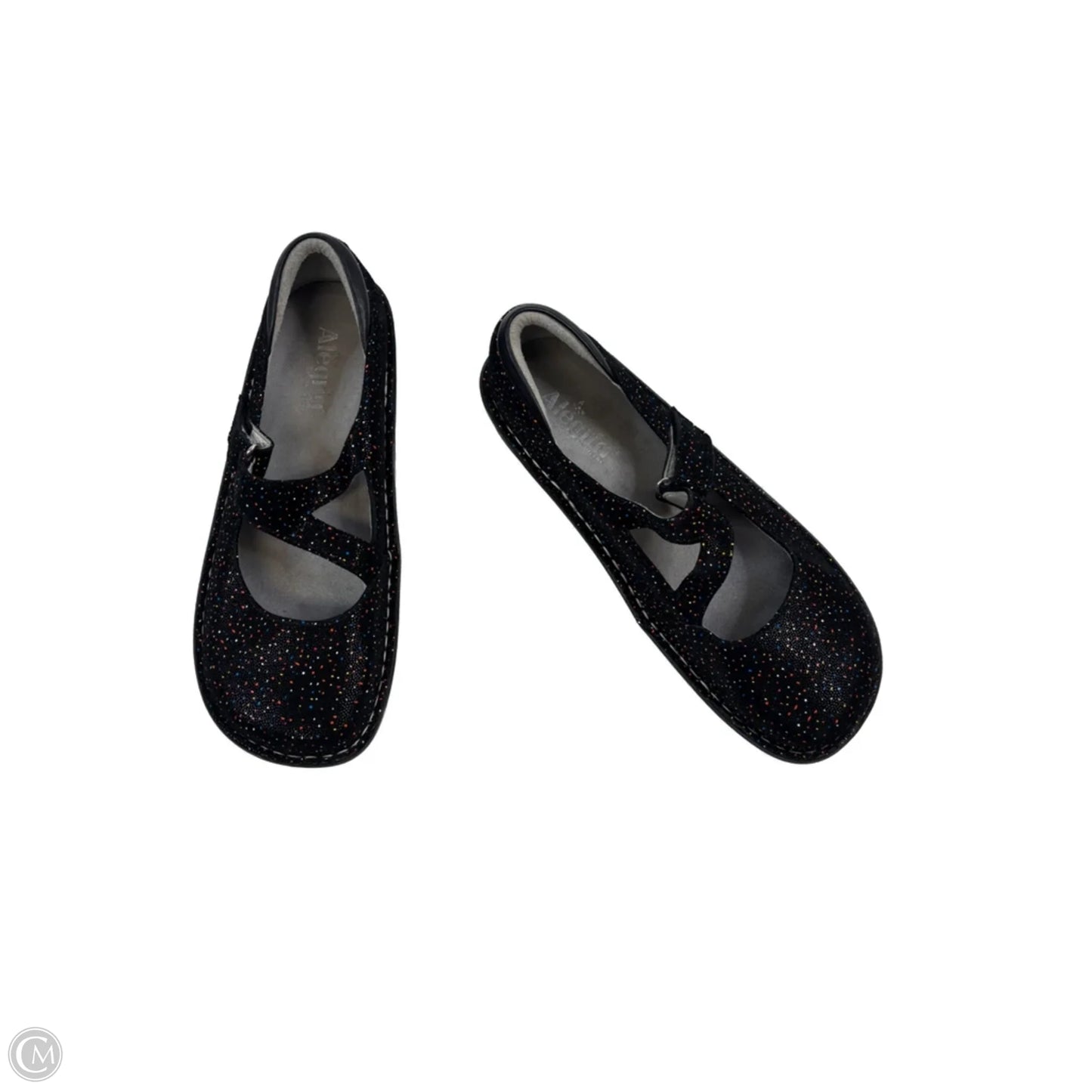 Shoes Heels Wedge By Alegria In Black & Red, Size: 10