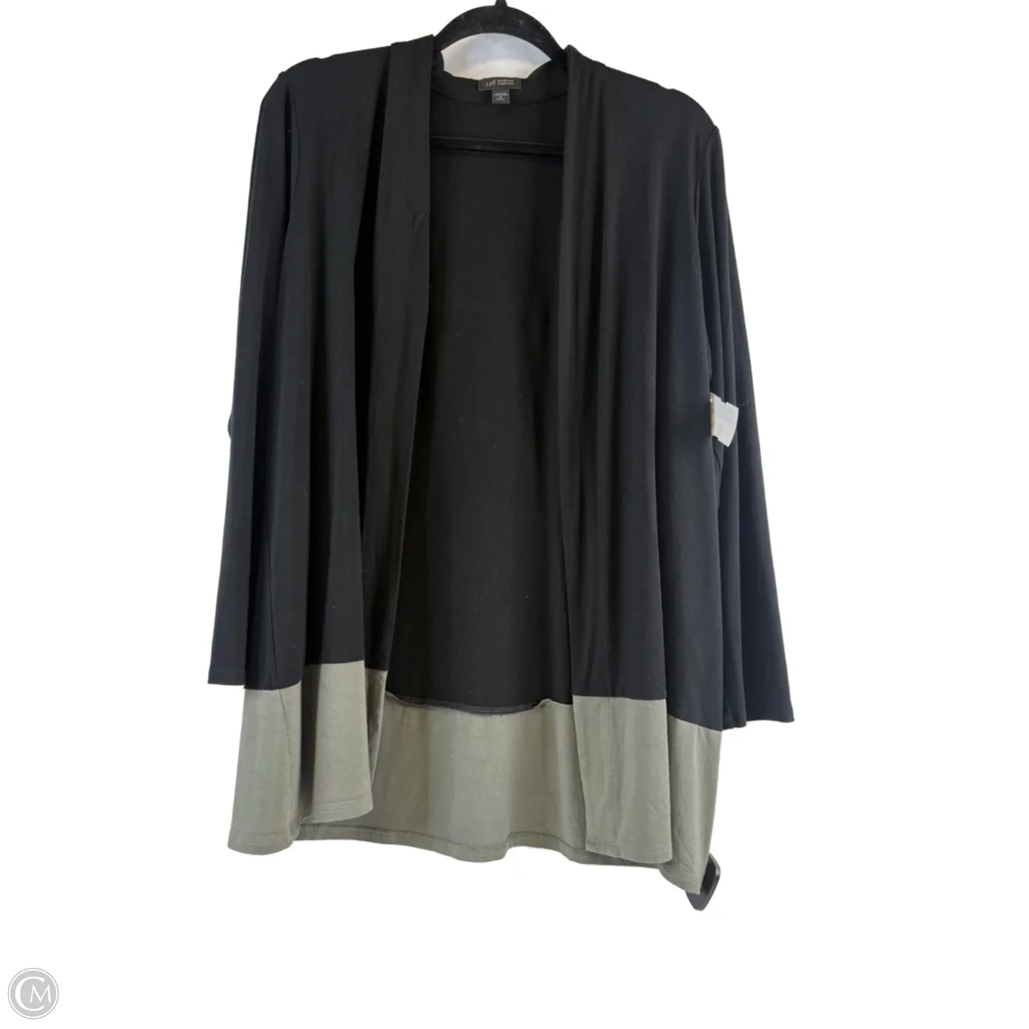 Cardigan By J. Jill In Black & Green, Size: Mp