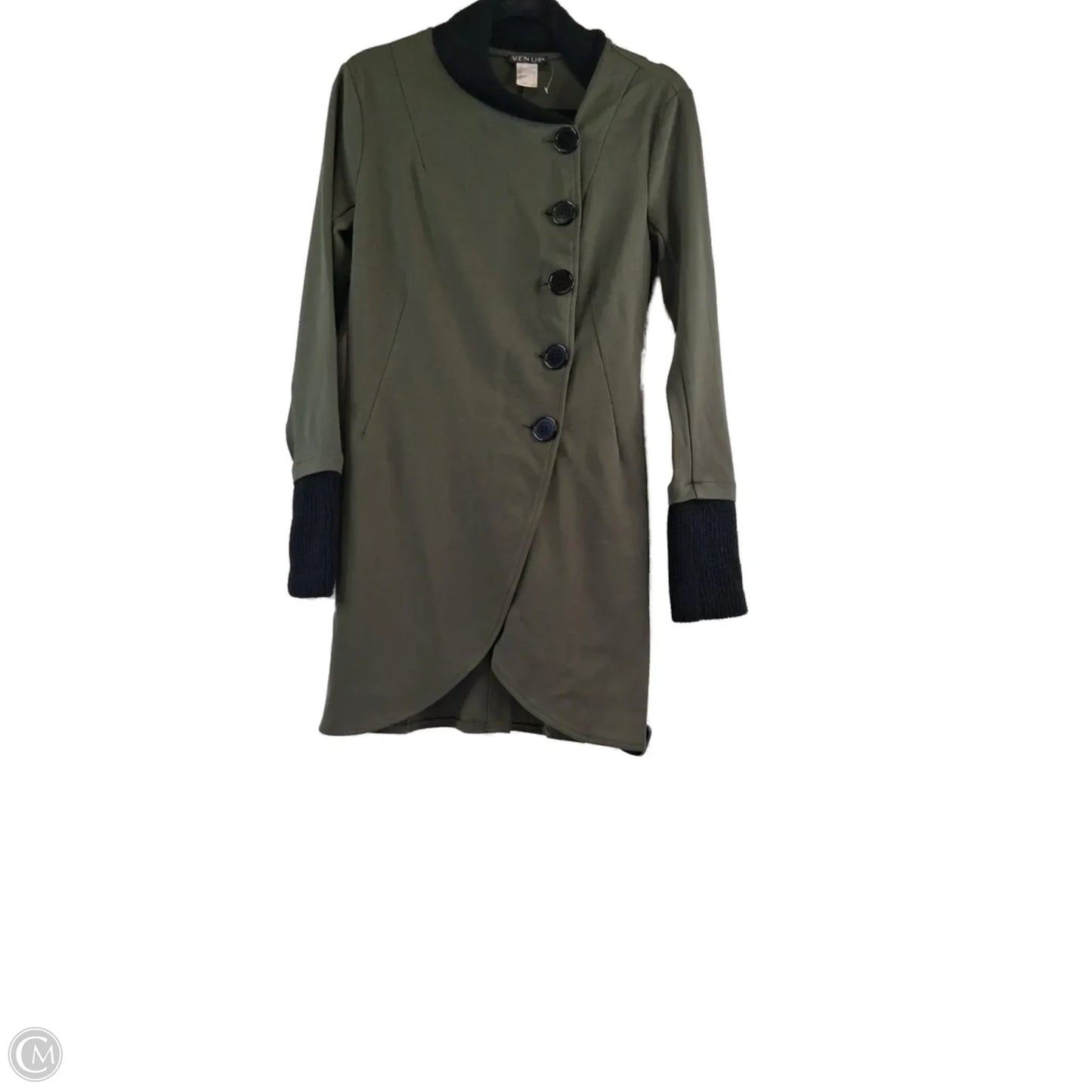 Jacket Other By Venus In Black & Green, Size: S