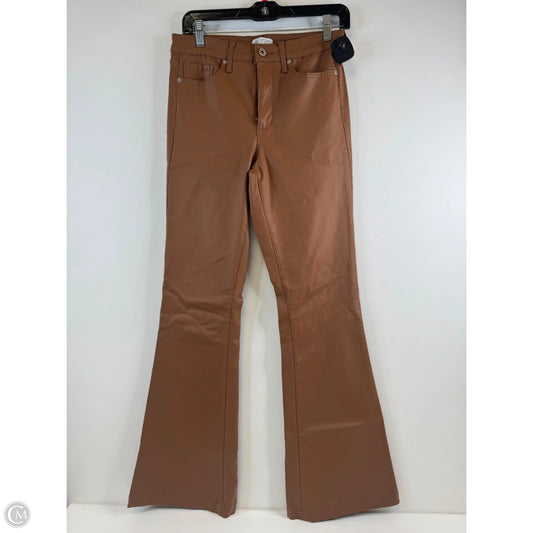 Jeans Flared By Clothes Mentor In Brown, Size: 6