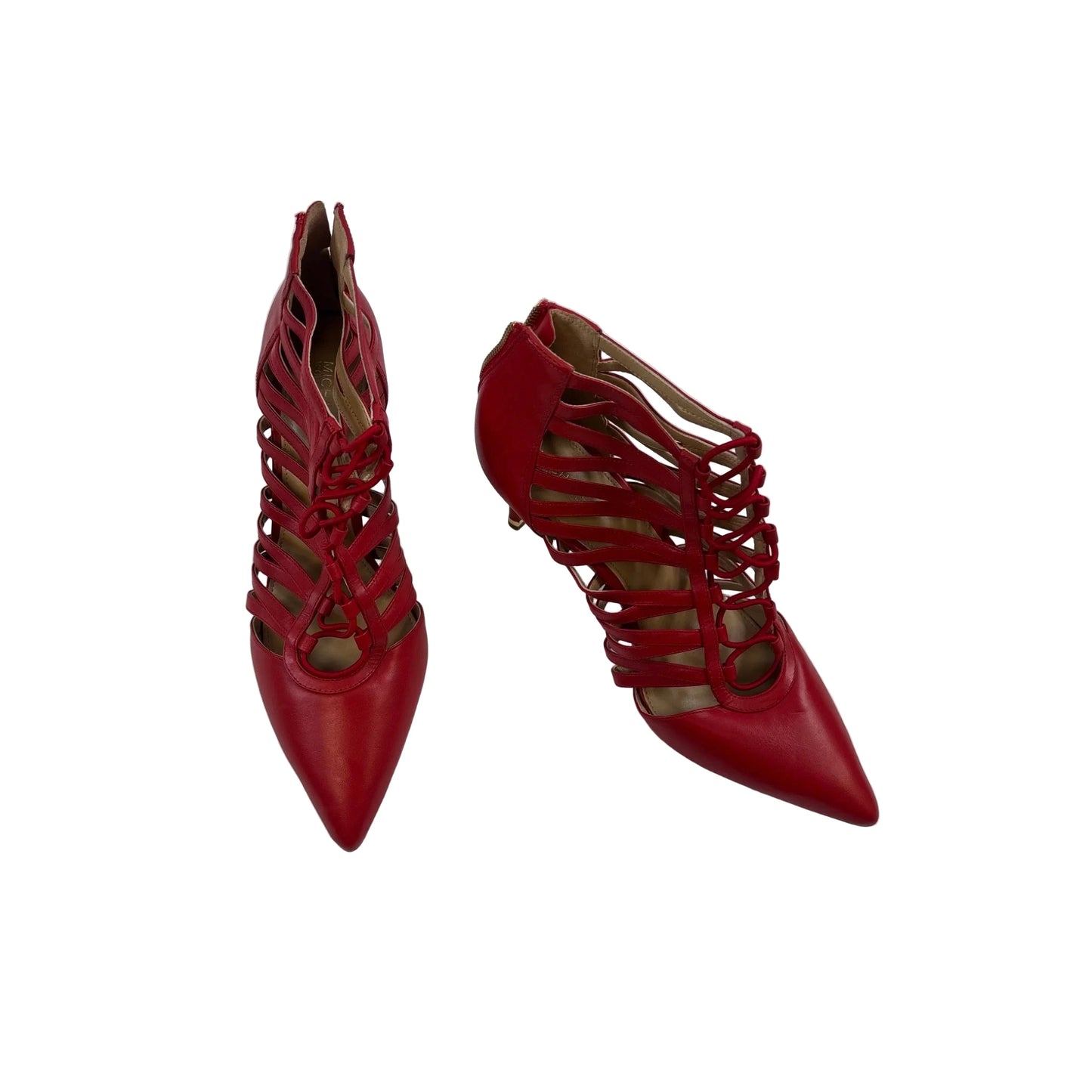 Shoes Designer By Michael Kors In Red, Size: 9