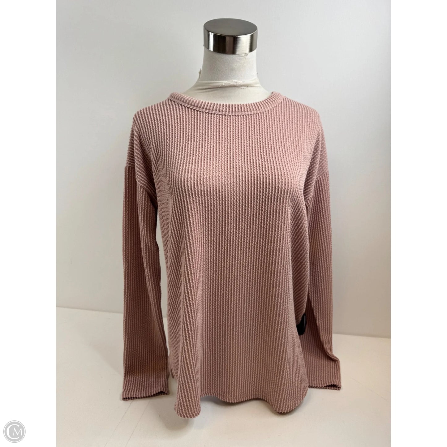 Top Long Sleeve By Maurices In Pink, Size: Xs