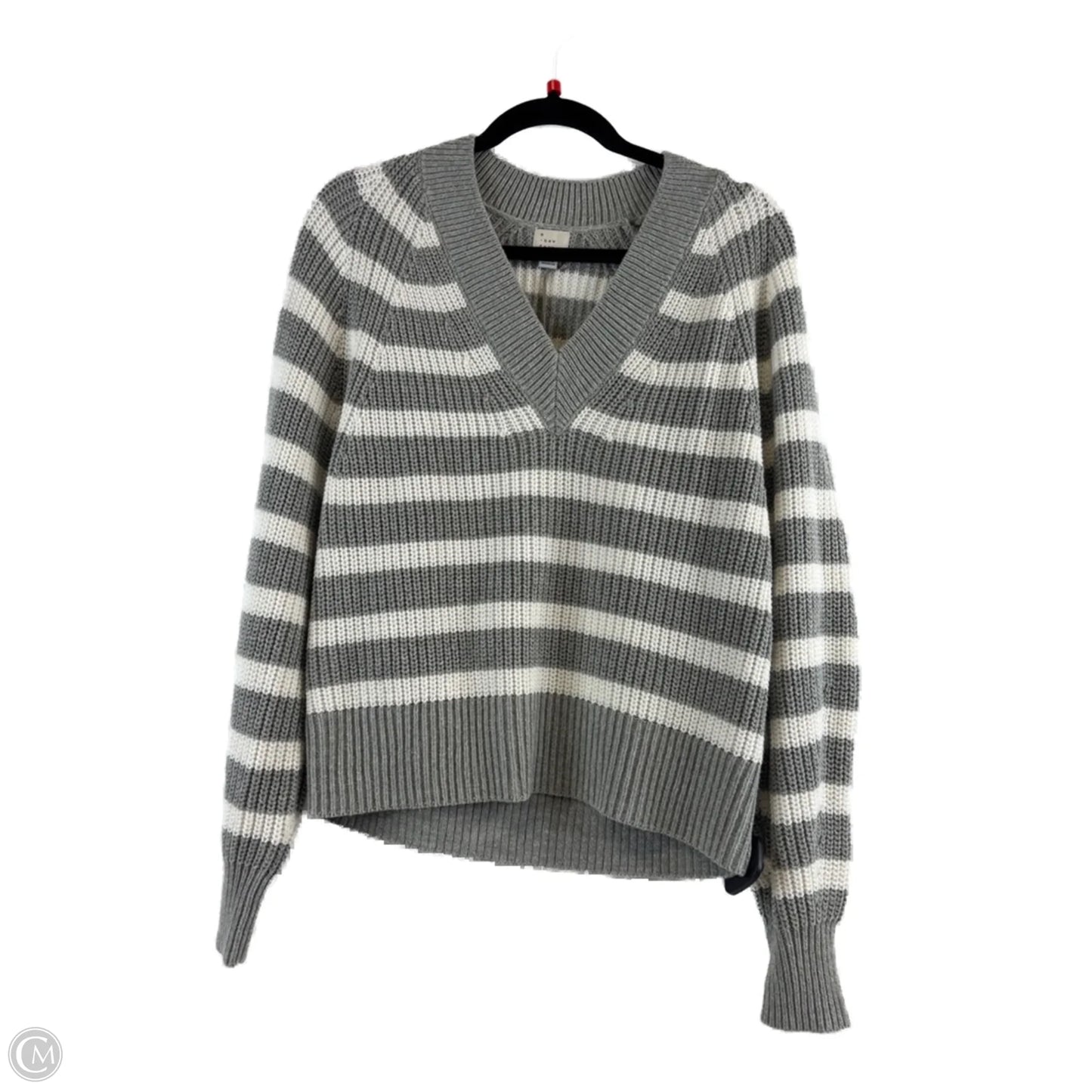 Sweater By A New Day In Grey & White, Size: Xs