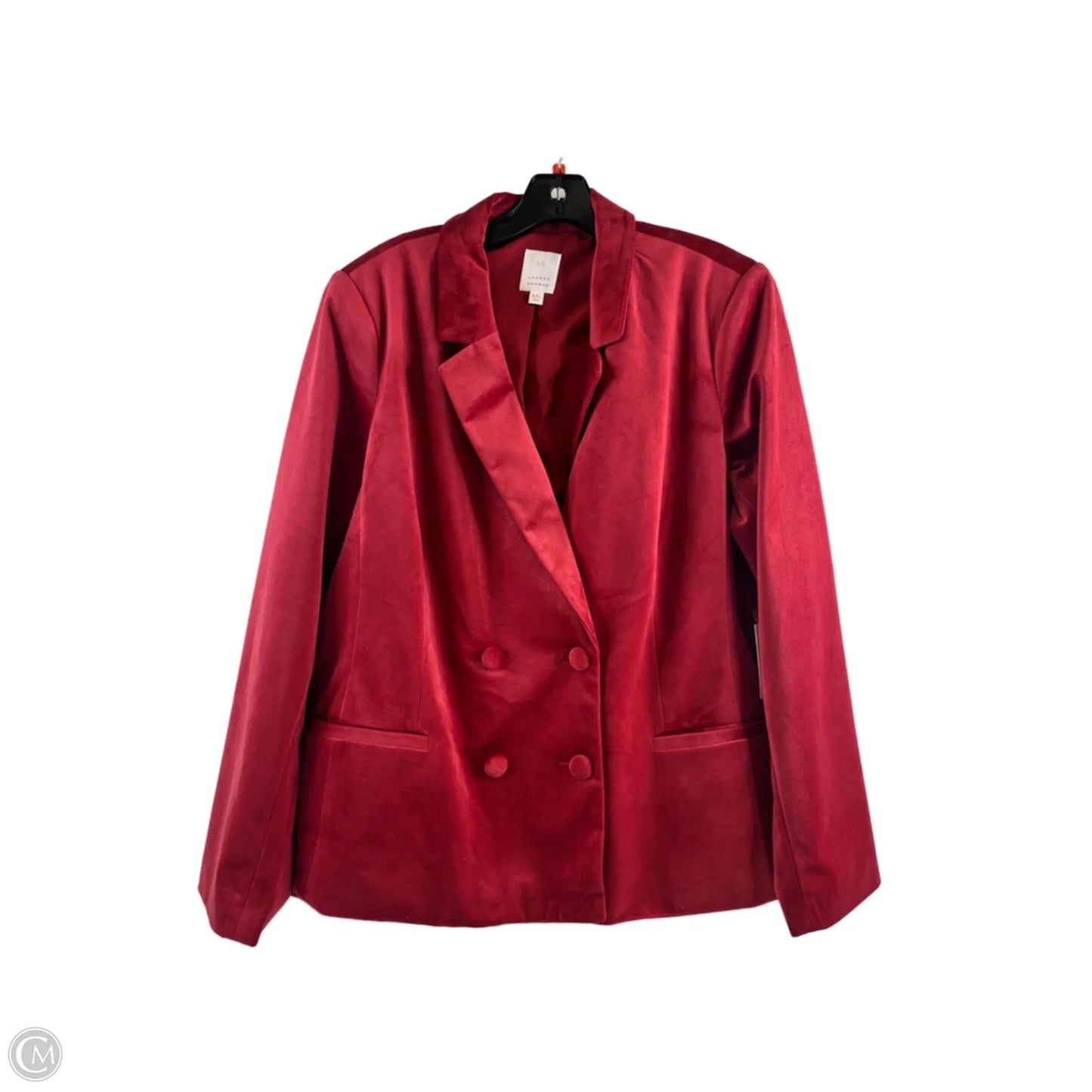 Blazer By Lc Lauren Conrad In Red, Size: Xxl