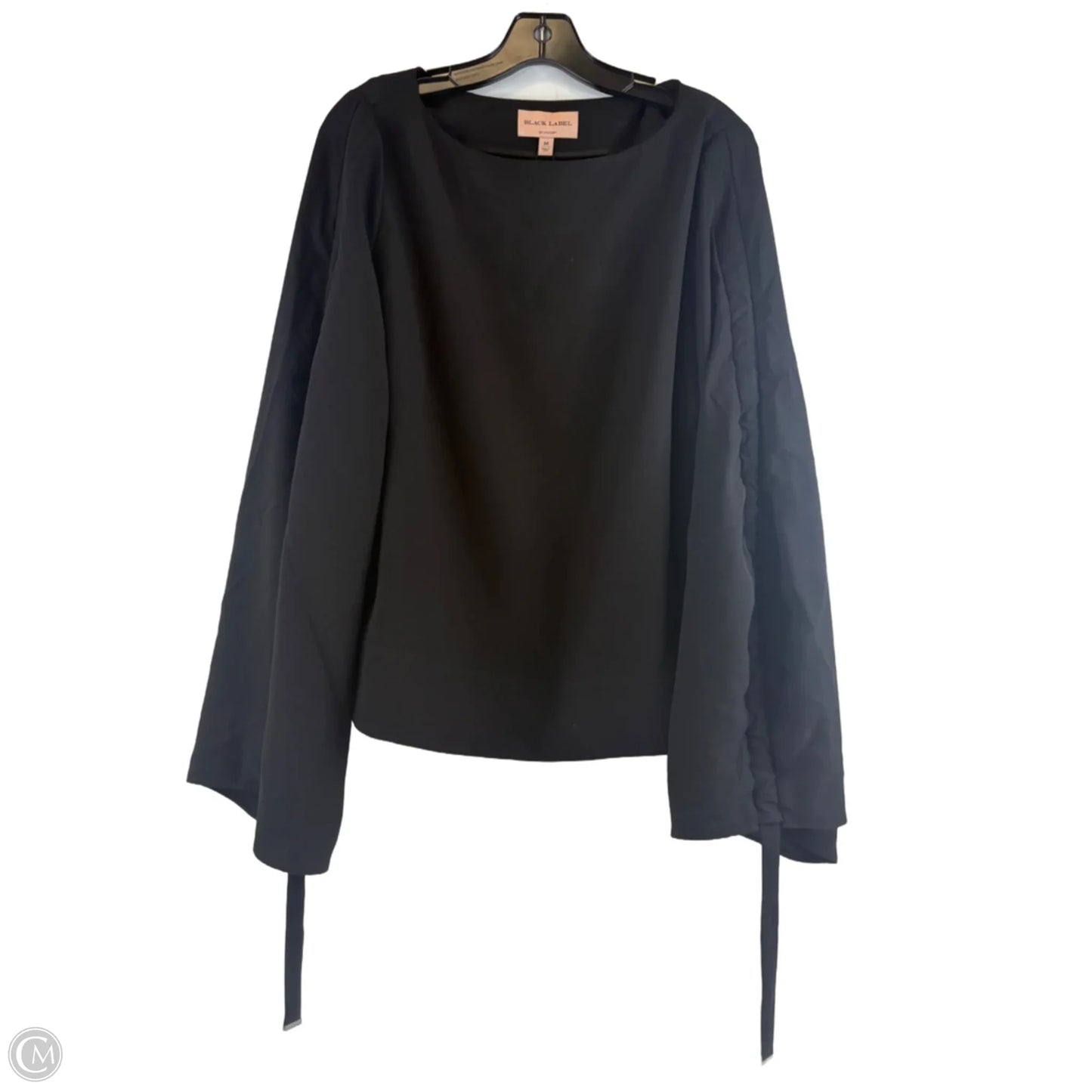 Top Long Sleeve By Chicos In Black, Size: M