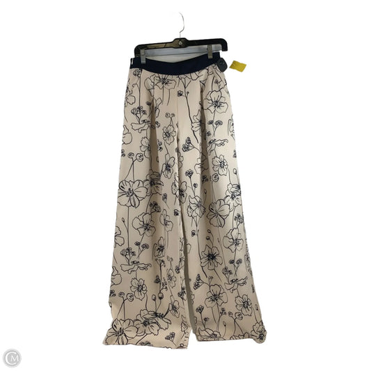 Pants Wide Leg By Cider In Blue & Cream, Size: 6