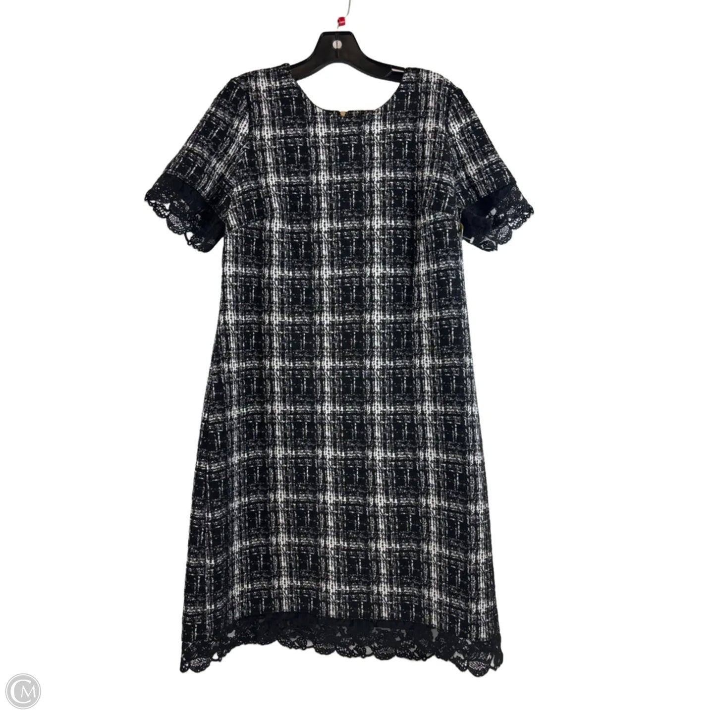 Dress Work By Calvin Klein In Black & White, Size: L