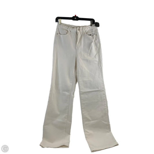 Jeans Wide Leg By Judy Blue In Cream, Size: 6