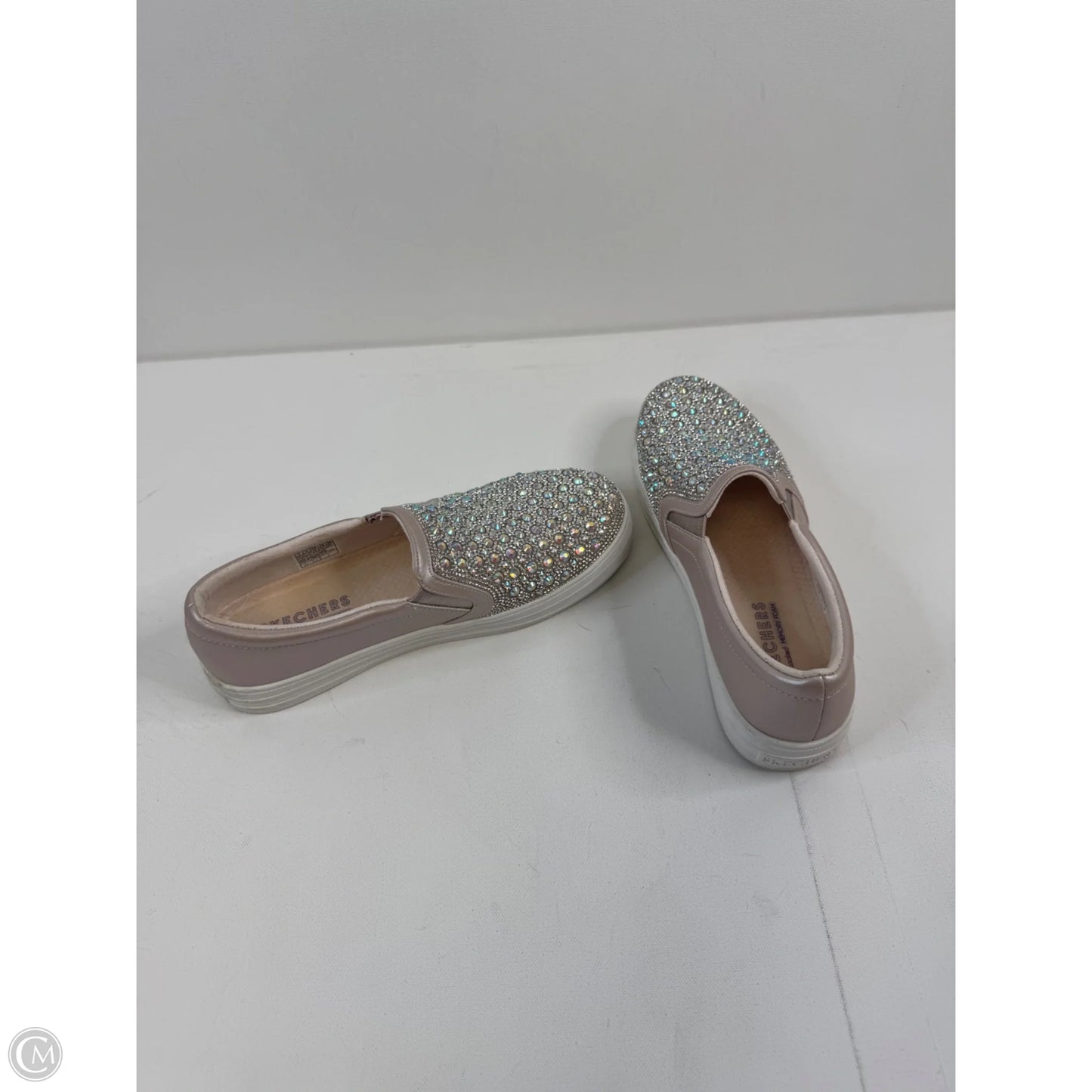 Shoes Heels Platform By Skechers In Rose Gold, Size: 7
