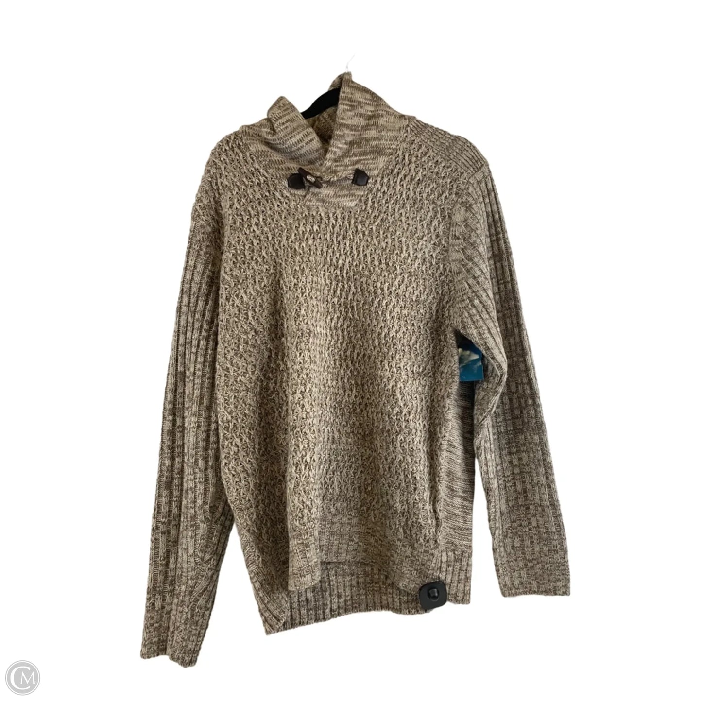 Sweater By Weatherproof In Tan, Size: L