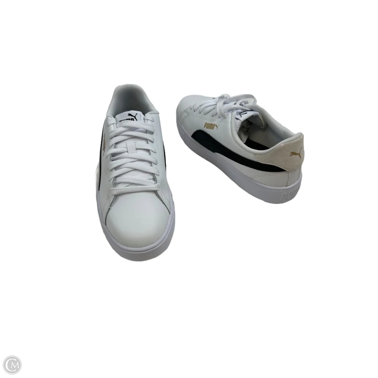 Shoes Sneakers By Puma In Black & White, Size: 10