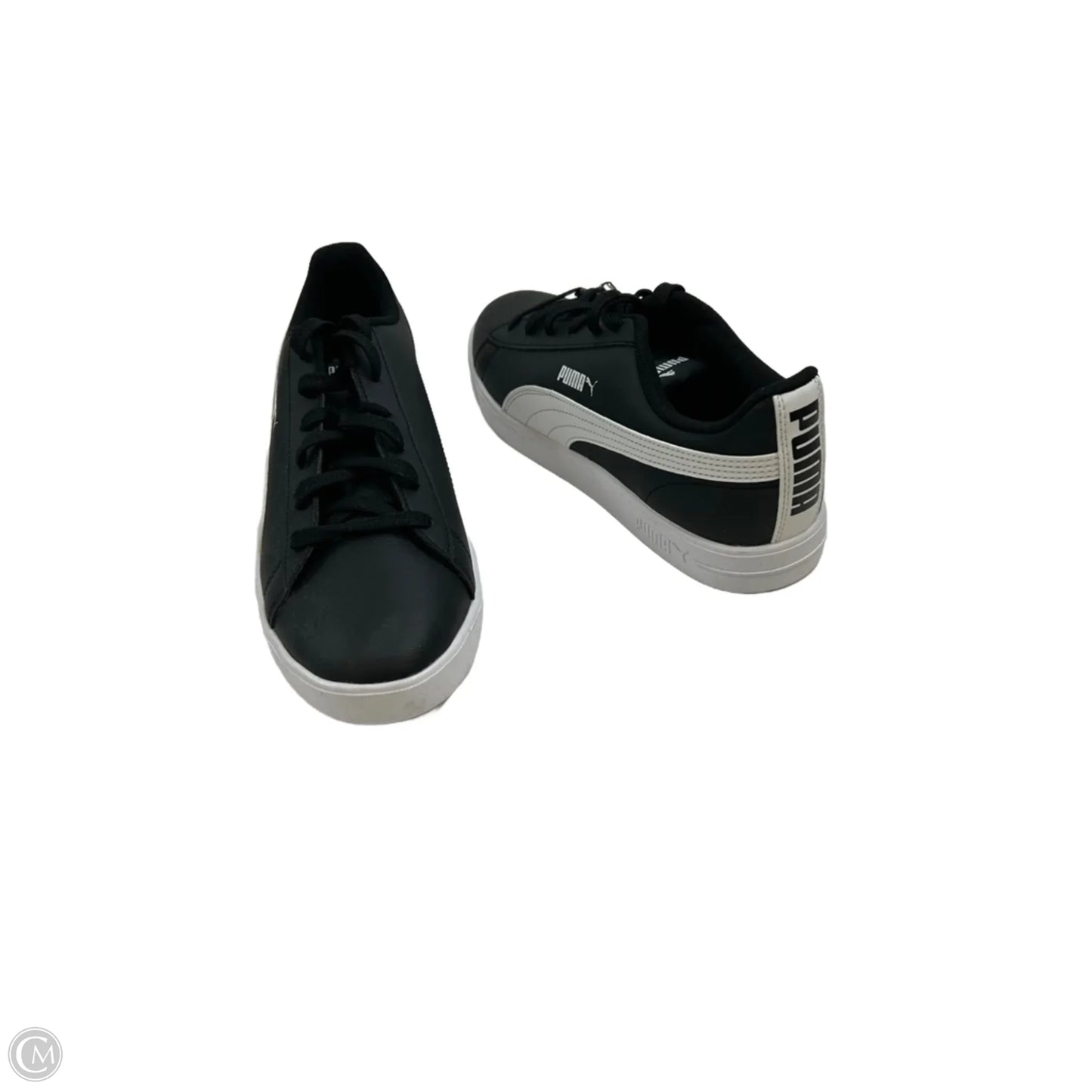 Shoes Sneakers By Puma In Black & White, Size: 10
