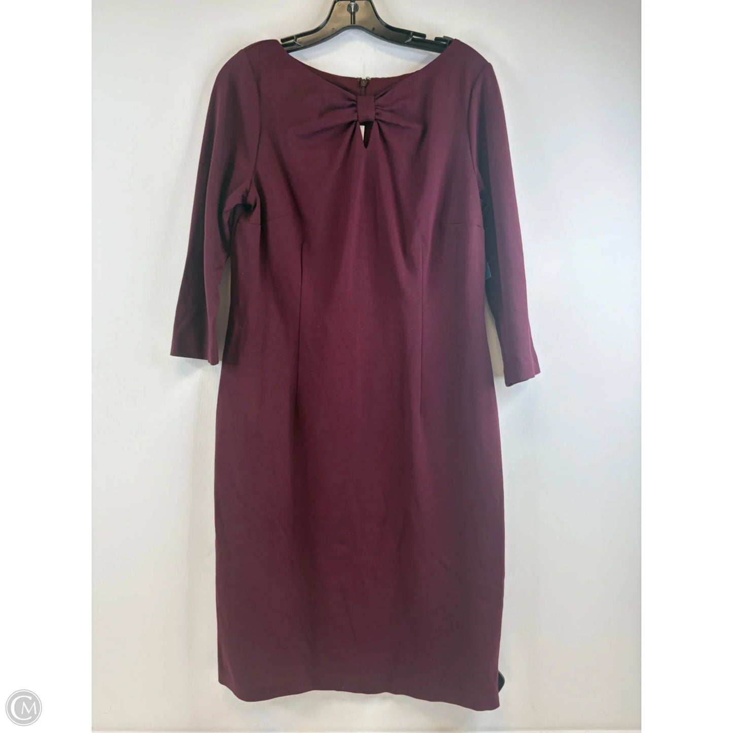 Dress Casual Midi By Talbots In Purple, Size: M
