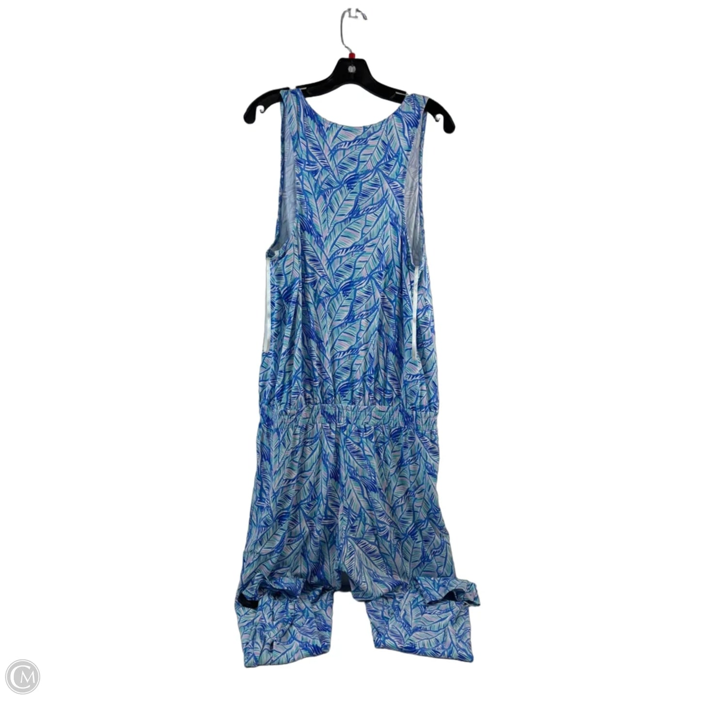Jumpsuit Designer By Lilly Pulitzer In Blue & Green, Size: L