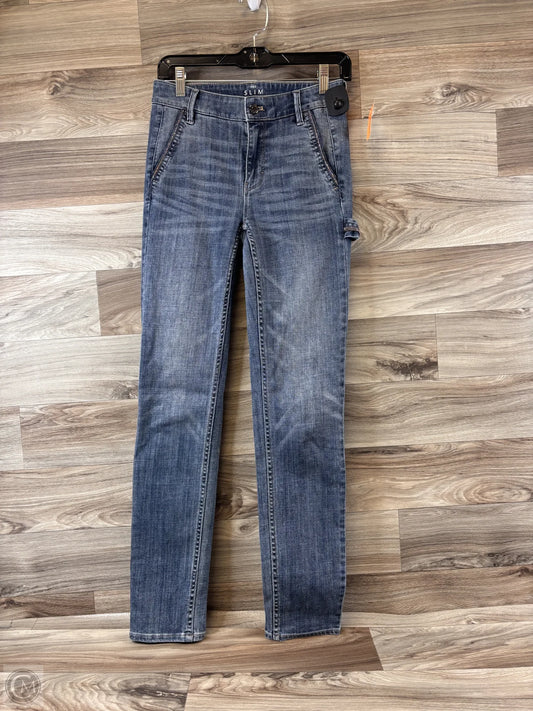 Jeans Skinny By White House Black Market In Blue Denim, Size: 0