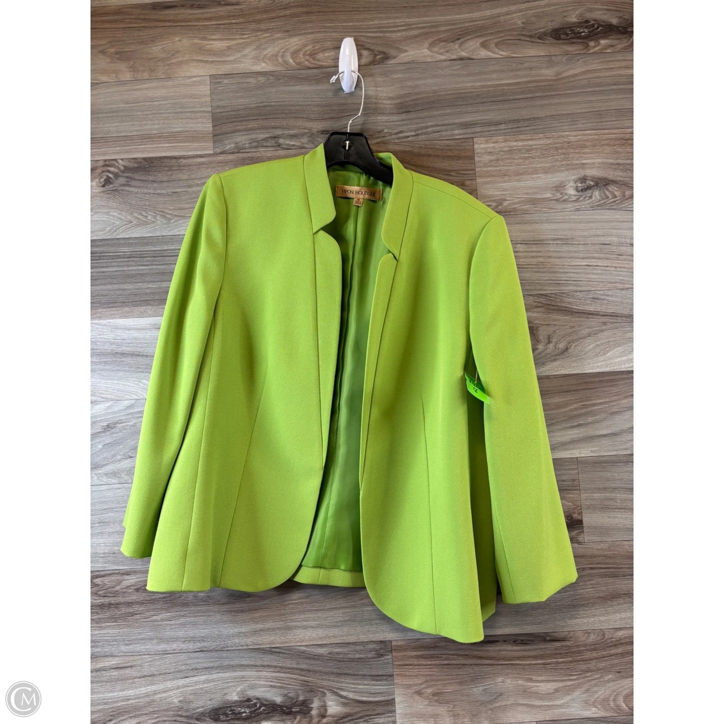 Blazer By Clothes Mentor In Green, Size: Xl