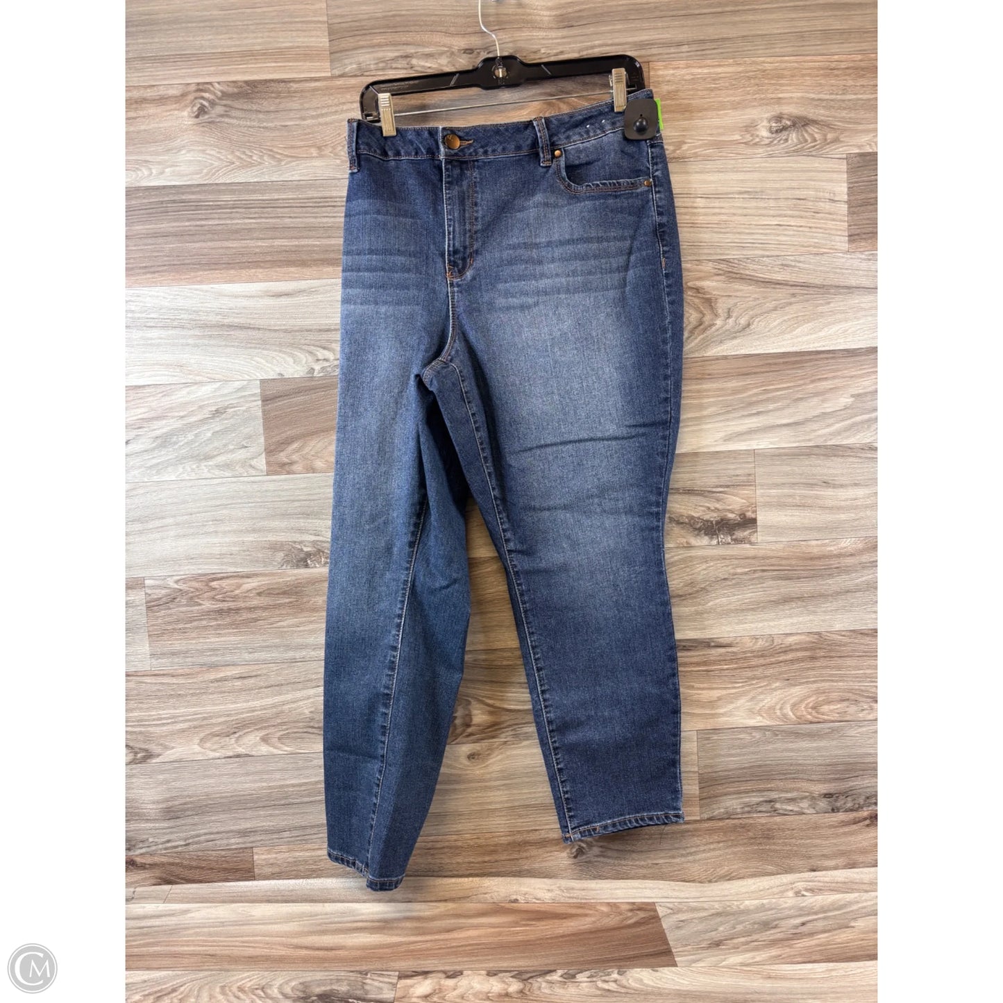 Jeans Straight By D Jeans In Blue Denim, Size: 20