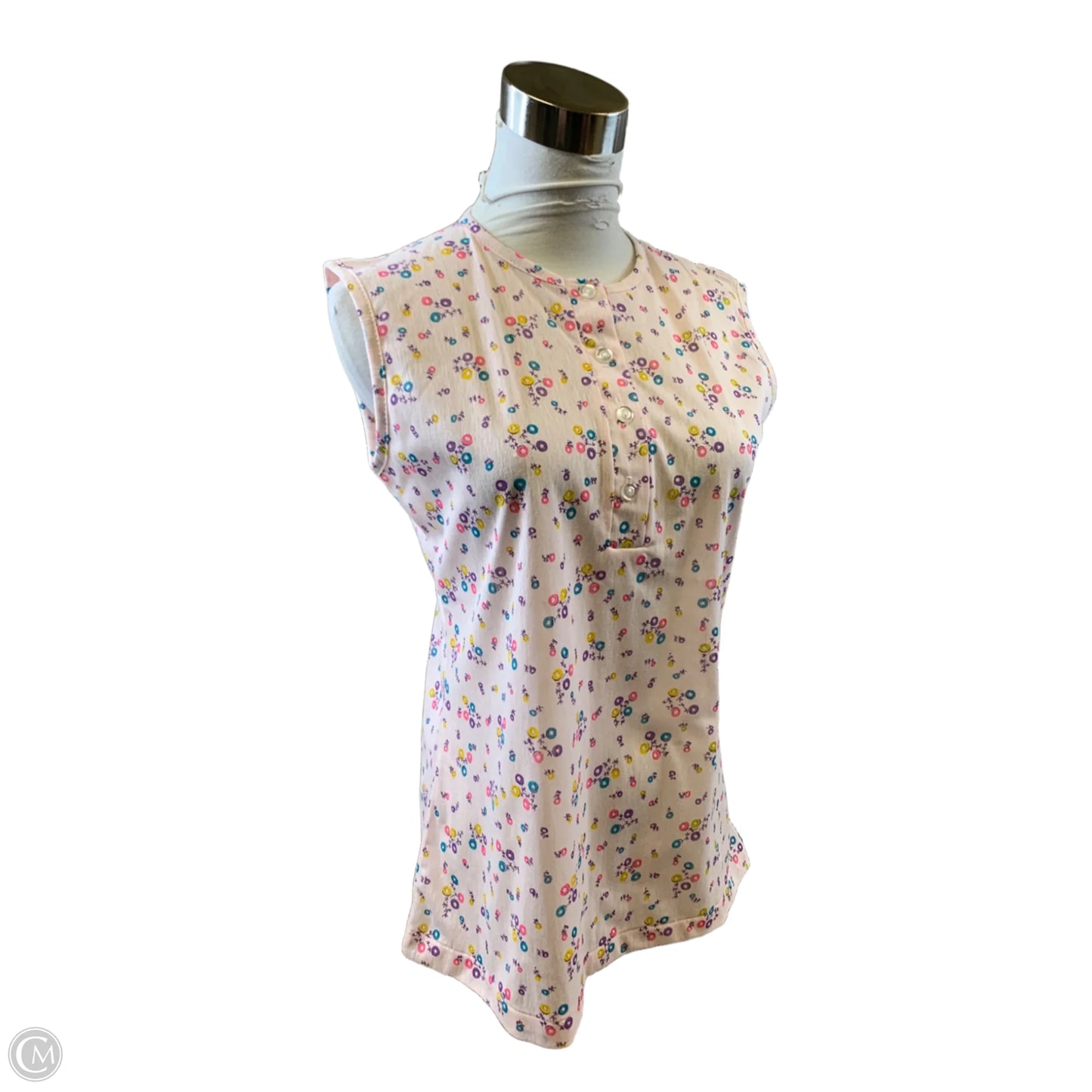 Tank Top By Cme In Pink & Purple, Size: L